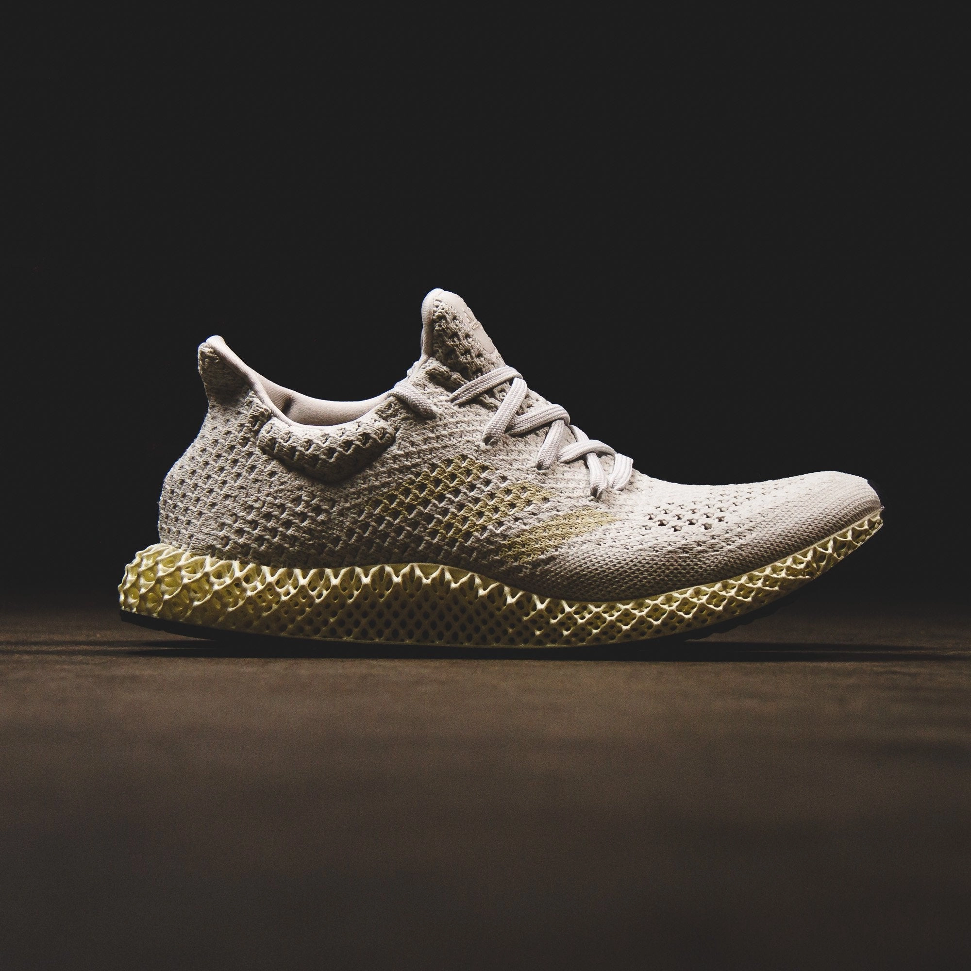 Sleek Look Adidas Running Men 4D Futurecraft White Q46229