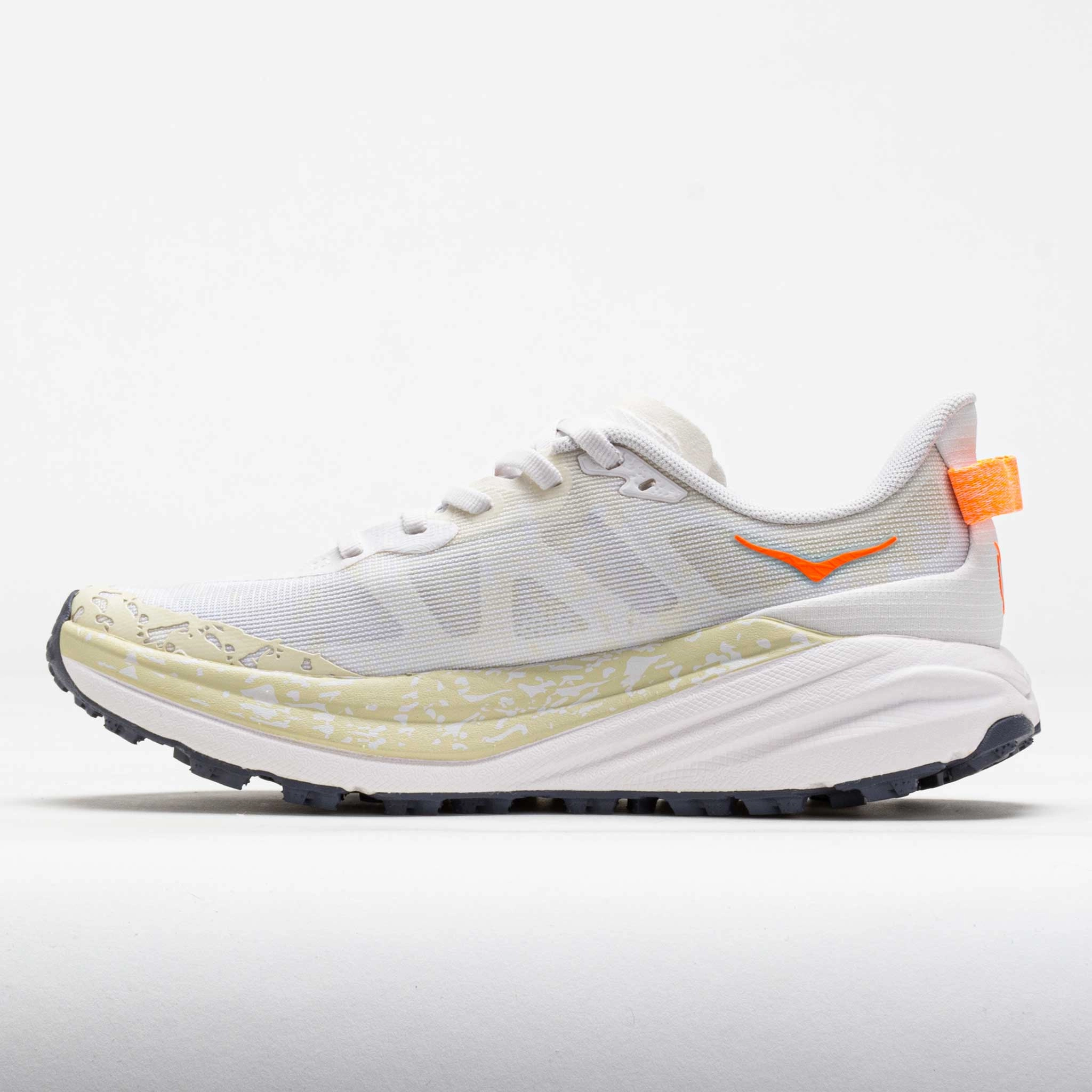 Sleek Profile HOKA Speedgoat 6 Women's White/Neon Tangerine