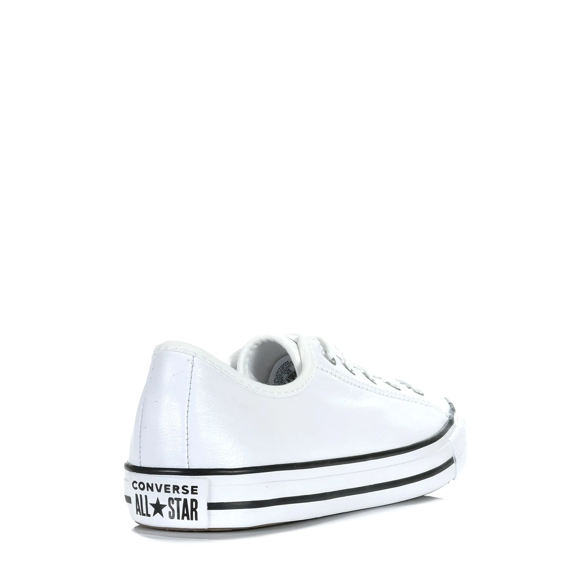 Slim flair Converse Chuck Taylor Dainty Leather Low White/Black