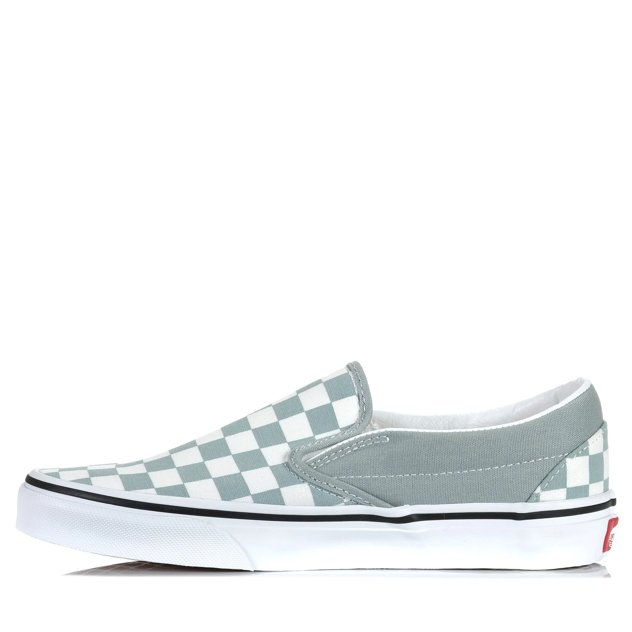 Slim performance Vans Classic Slip-On Checkerboard Pure Grey