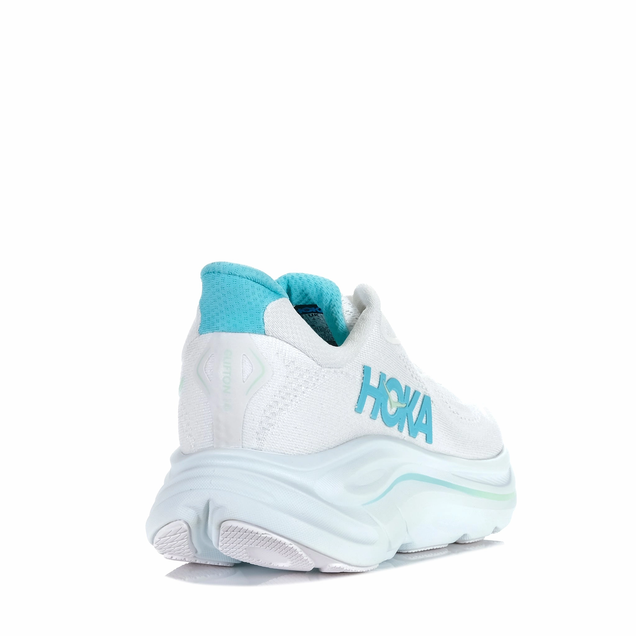 Slip On Hoka Clifton 10 (B) White/Cielo Blue