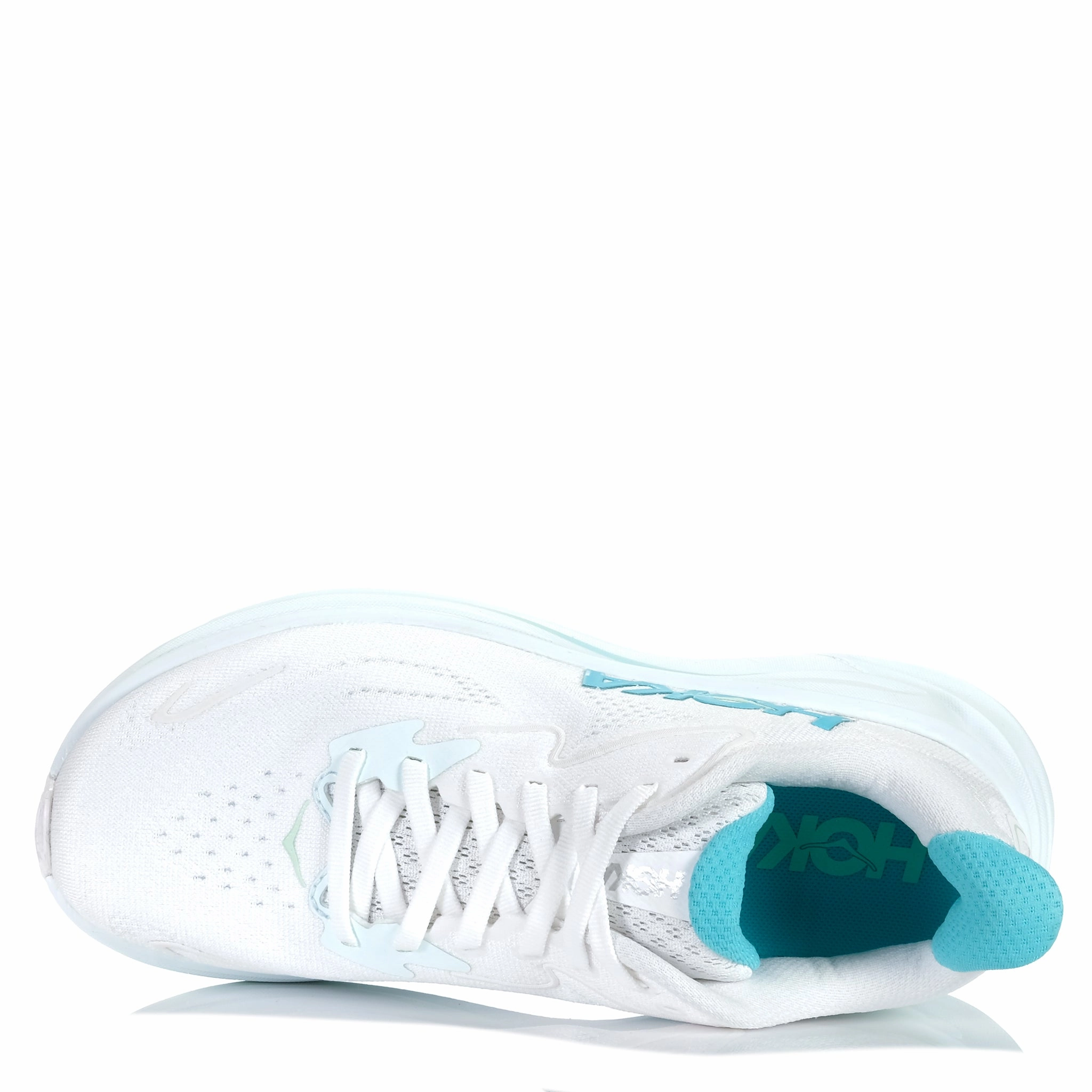 Slip On Hoka Clifton 10 (B) White/Cielo Blue