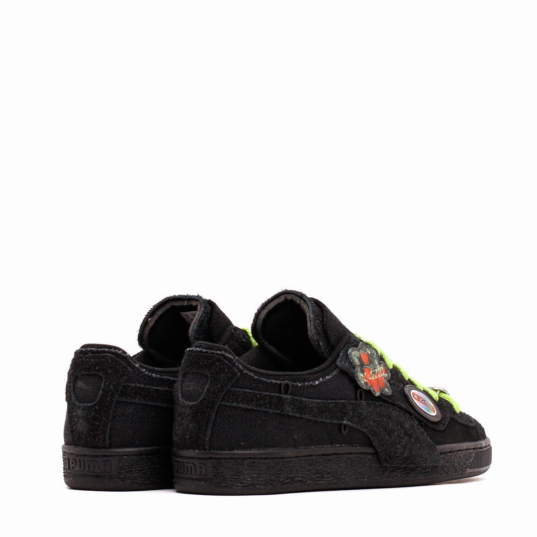 Slip-Resistant Comfort Puma x X-Girl Women Suede Black Ravish 396251-01
