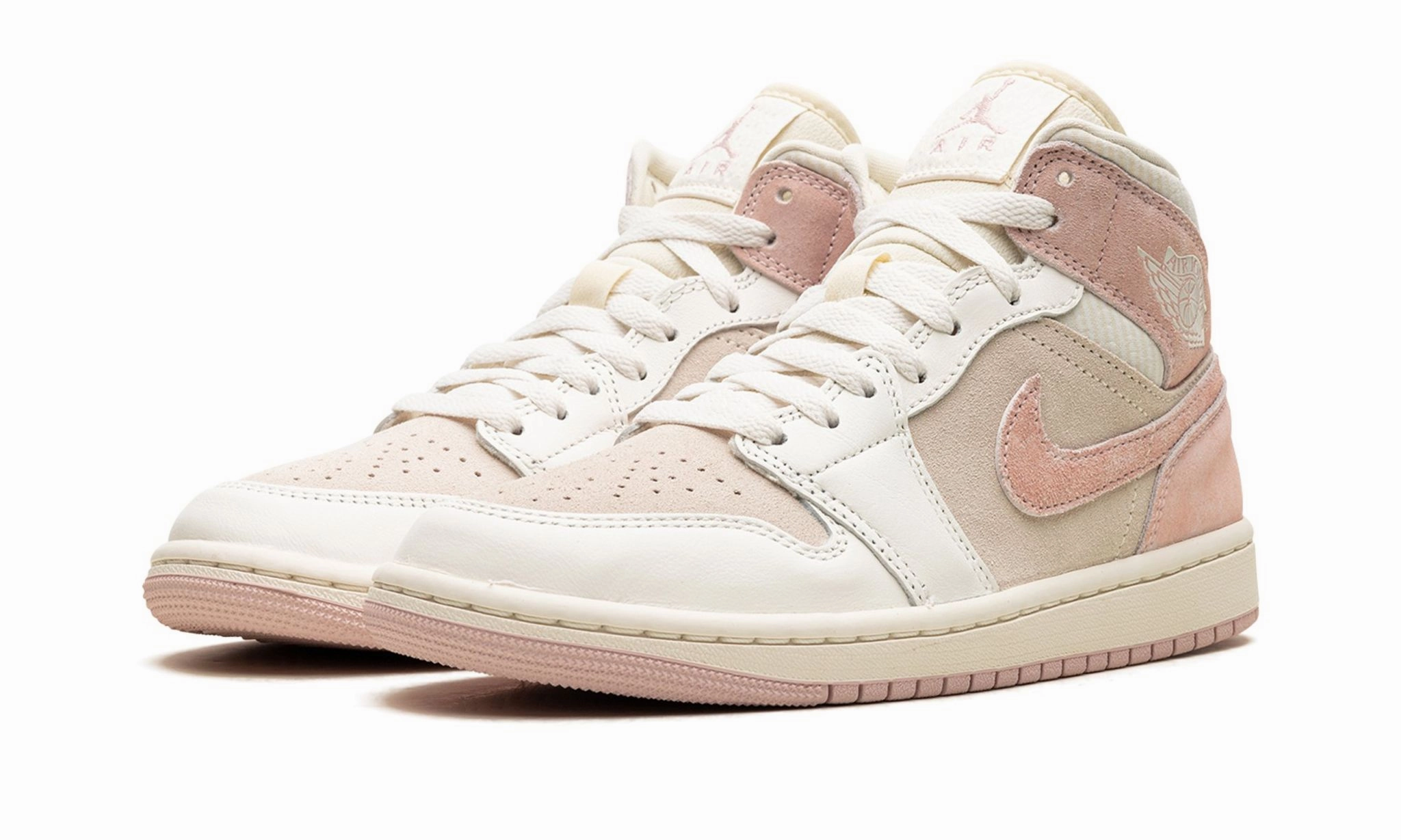 Slip-resistant ease Wmns Air Jordan 1 Mid SE 'Seersucker'