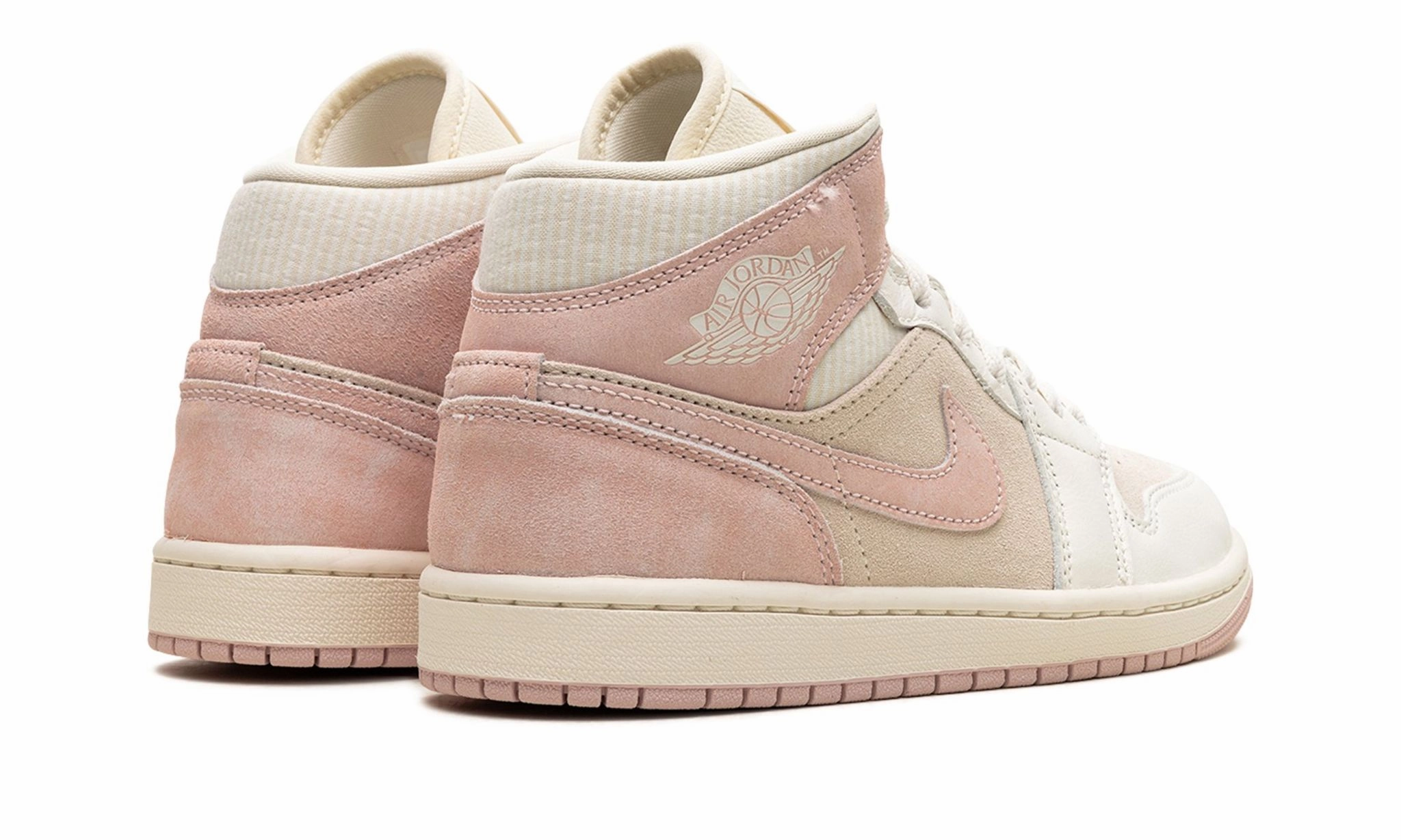 Slip-resistant ease Wmns Air Jordan 1 Mid SE 'Seersucker'