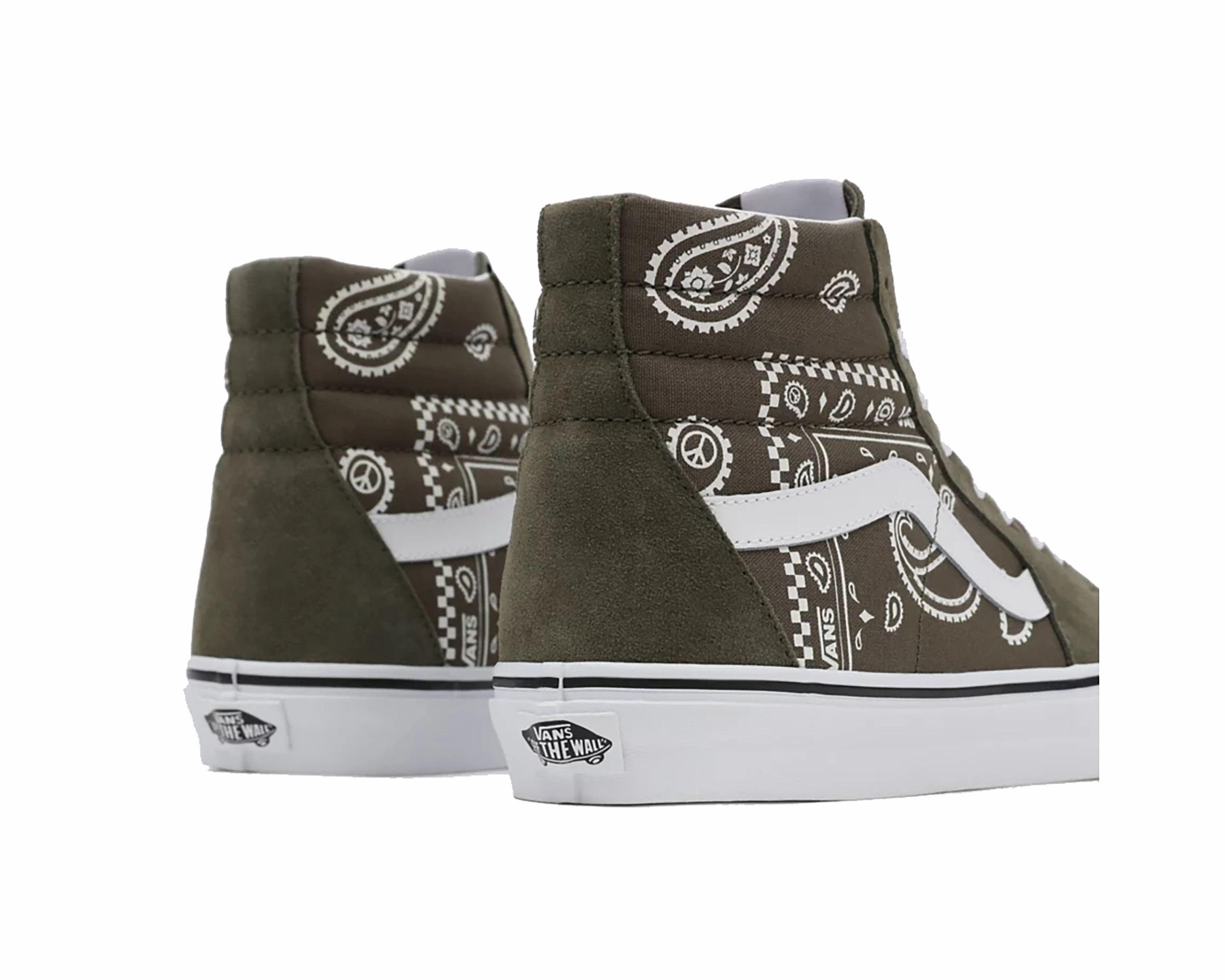 Slip-resistant fit Unisex Peace Paisley Sk8-Hi