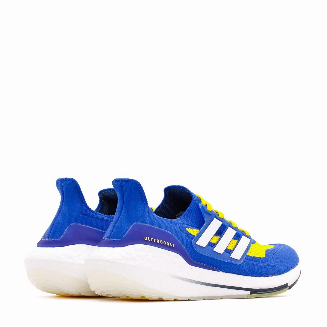 Smart Sprint Adidas Running Men Ultraboost 21 Blue Yellow FZ1926