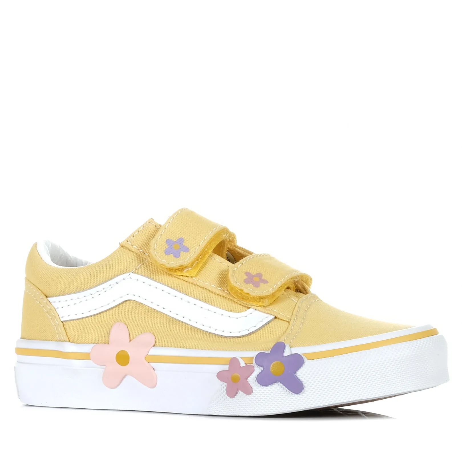 Smooth Comfort Vans Old Skool V Youth Flower Yellow