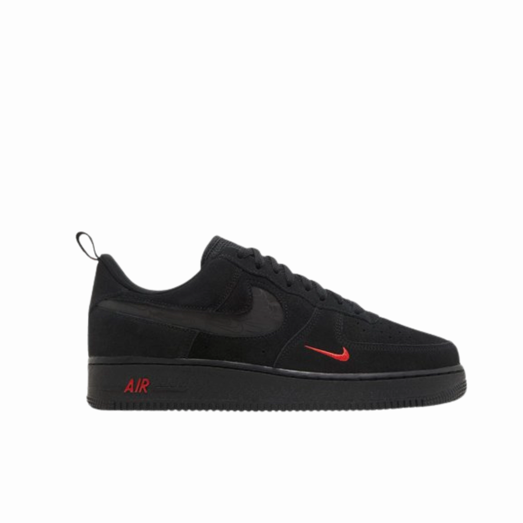 Sneakers Nike Air Force 1 '07 LV8 - Black/Black-Lt Crimson Slim wear ground grip