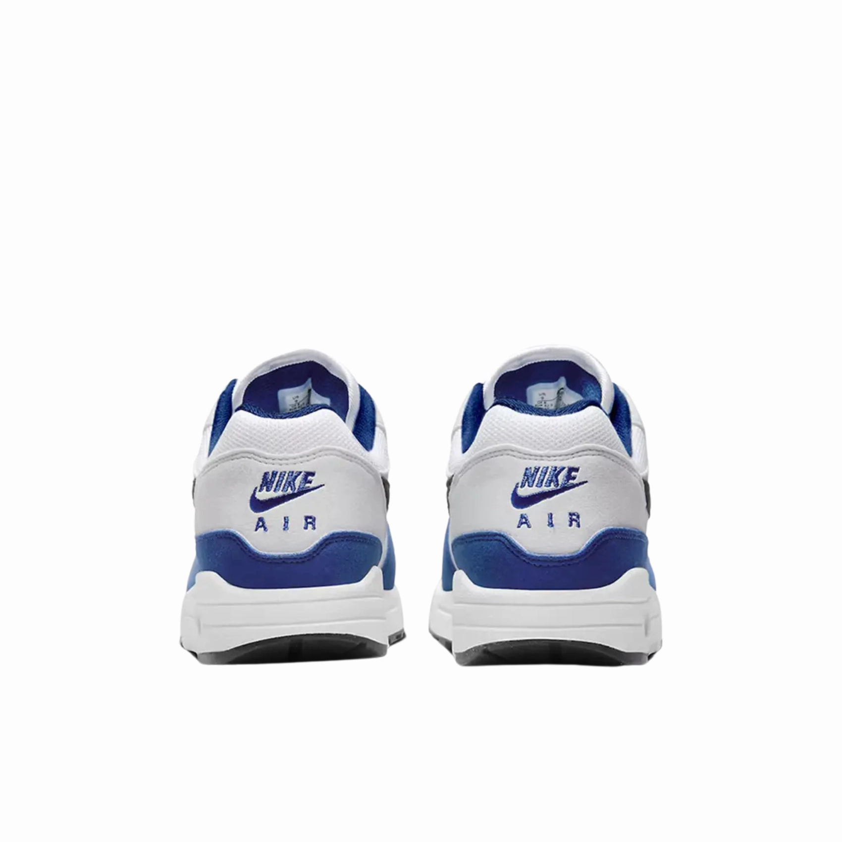 Sneakers Nike Air Max 1 - White/Black-Deep Royal Blue All-around ease