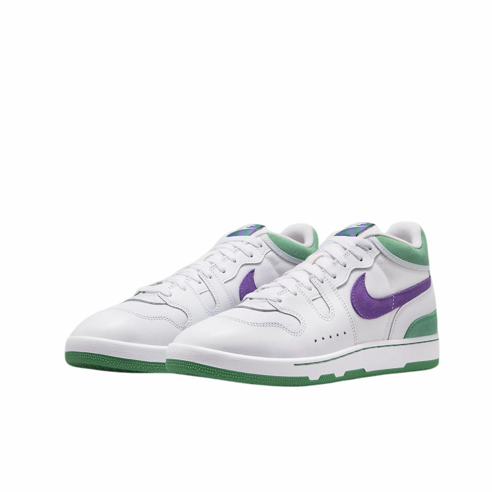 Sneakers Nike Attack - White/Hyper Grape-Court Green Maximum Comfort