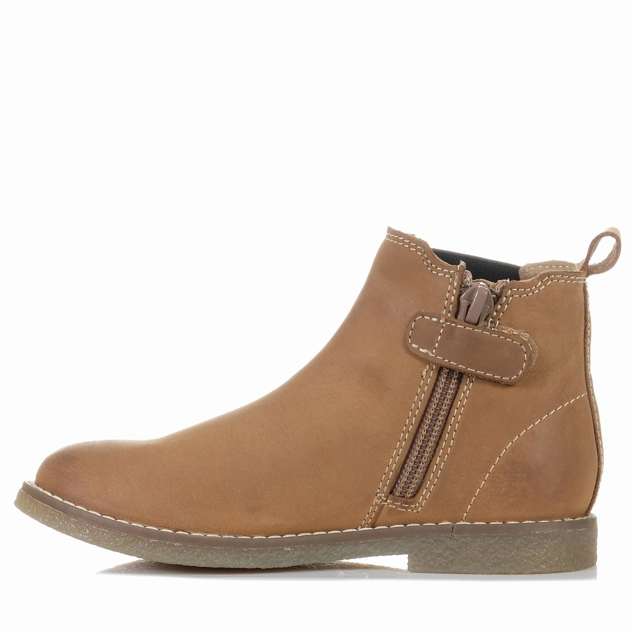 Snow Grip Clarks Chelsea II Tan Waxy Leather