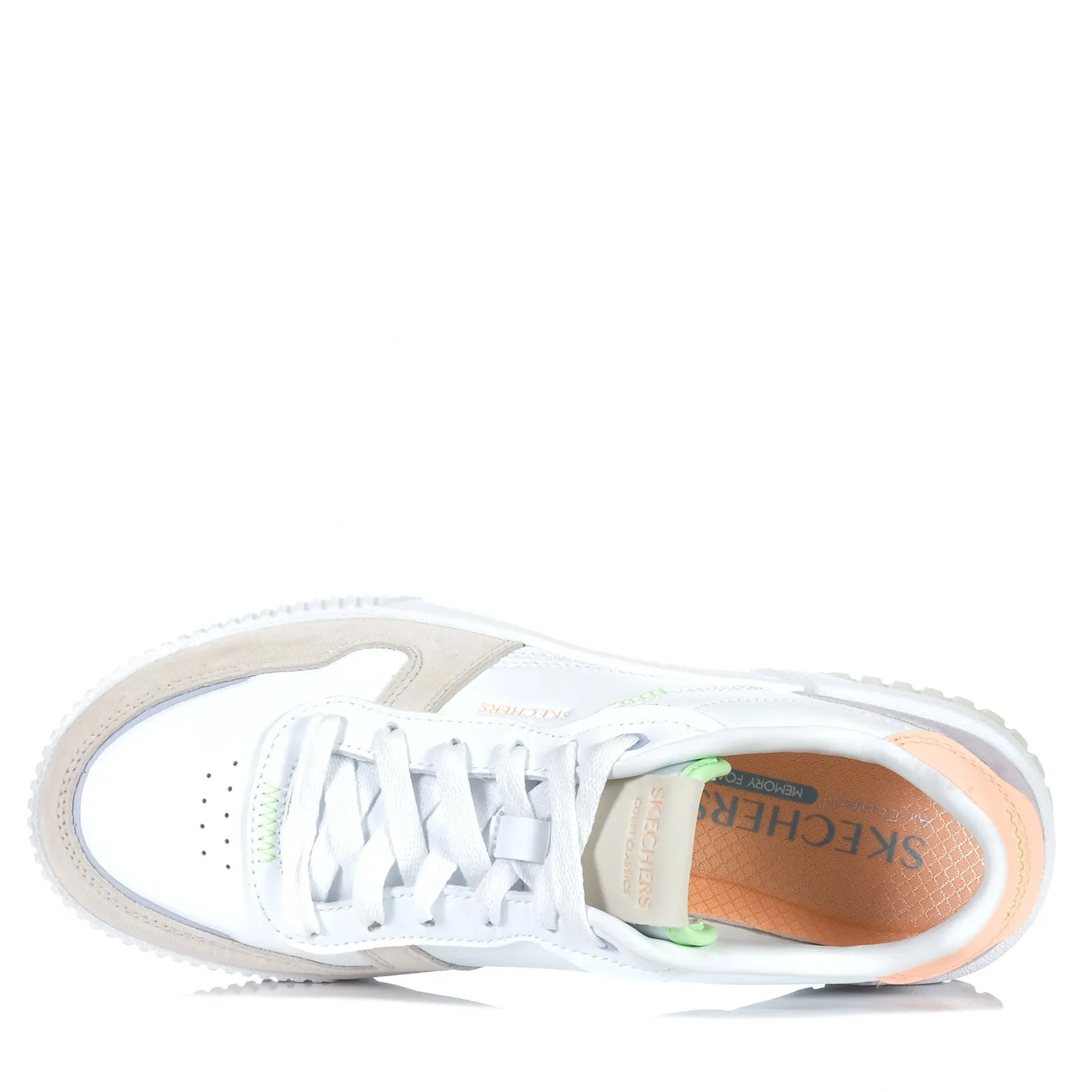 Soft-lined Skechers Jade - Stylish Type 185092 White/Multi