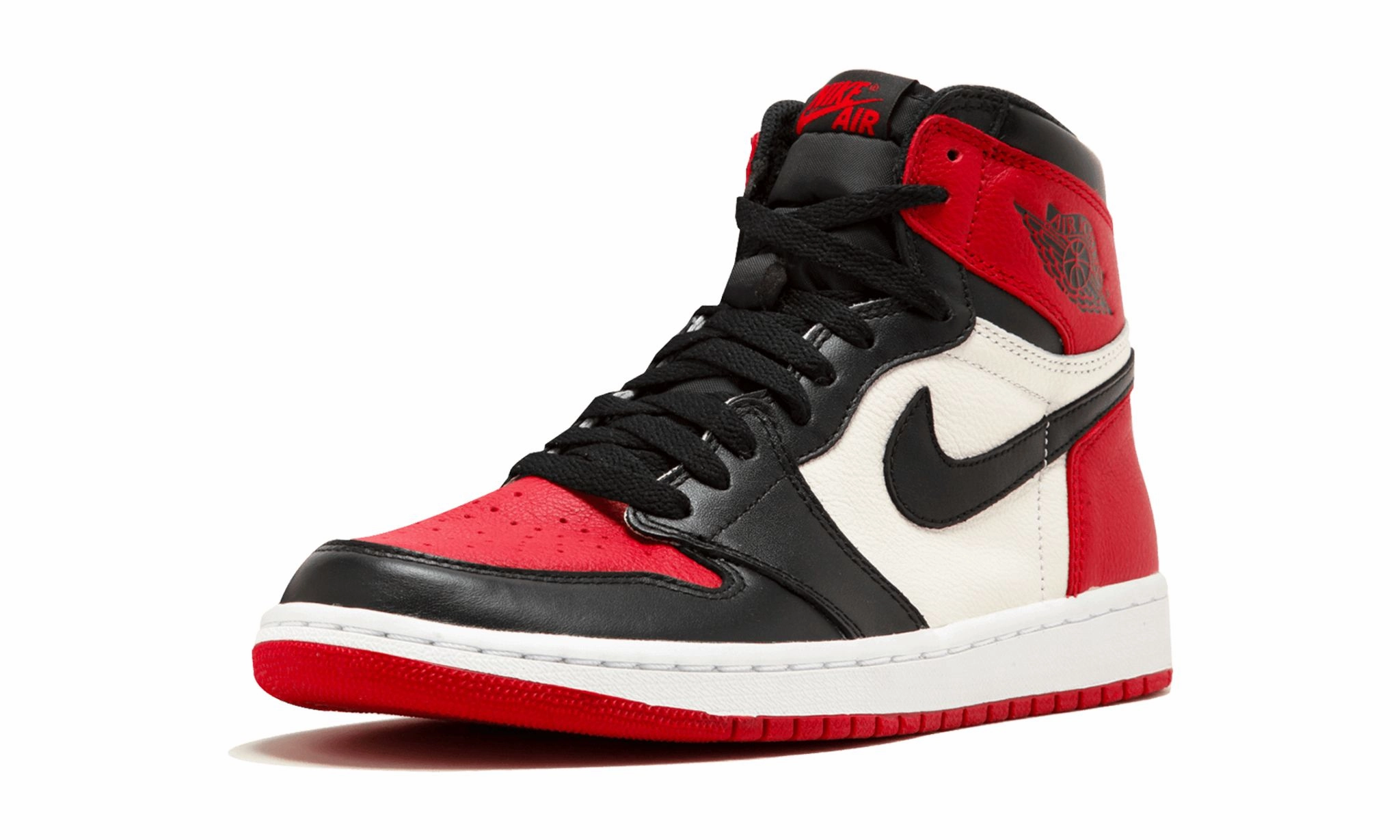Soft Cushioning Air Jordan 1 Retro High OG Bred Toe