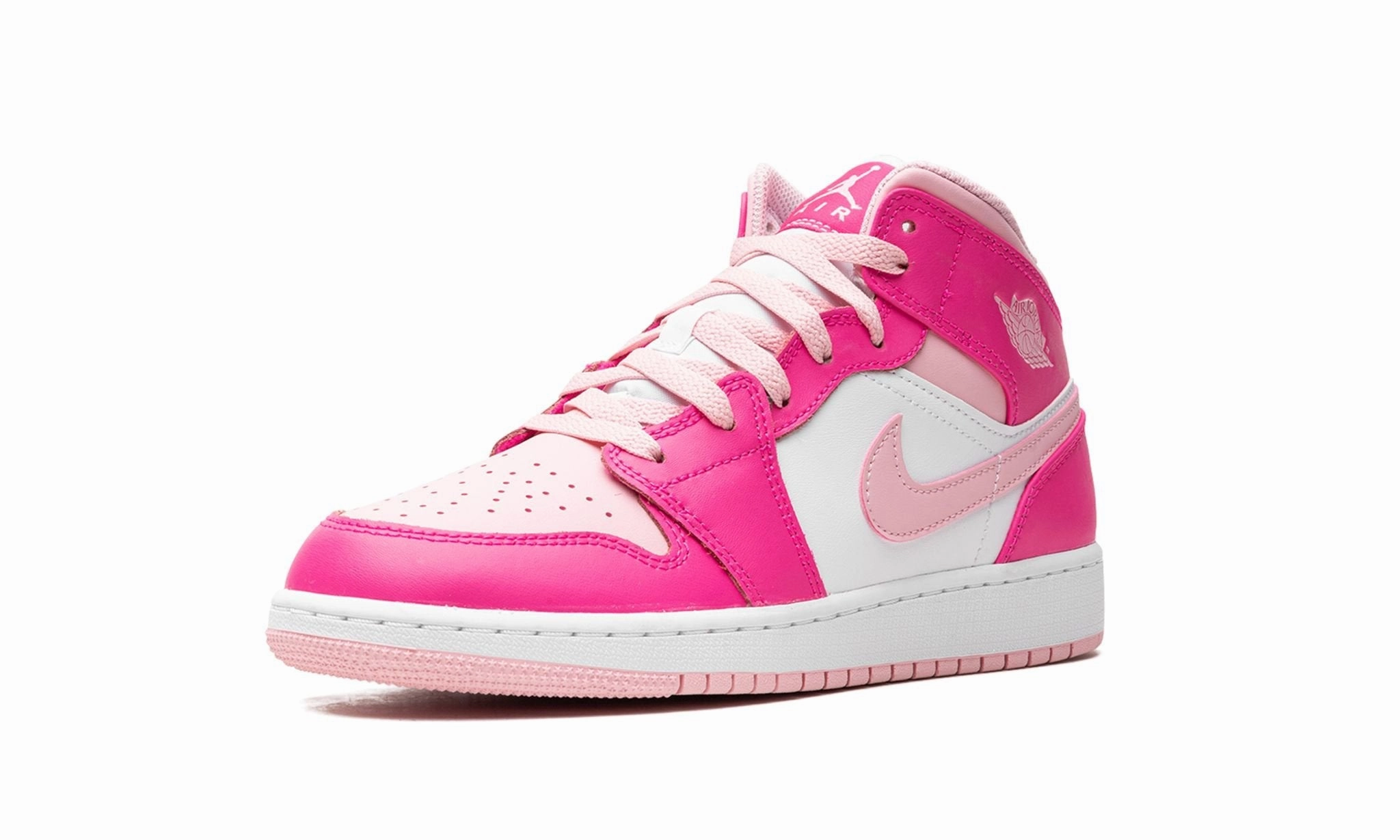 Soft Glide Air Jordan 1 Mid GS Fierce Pink