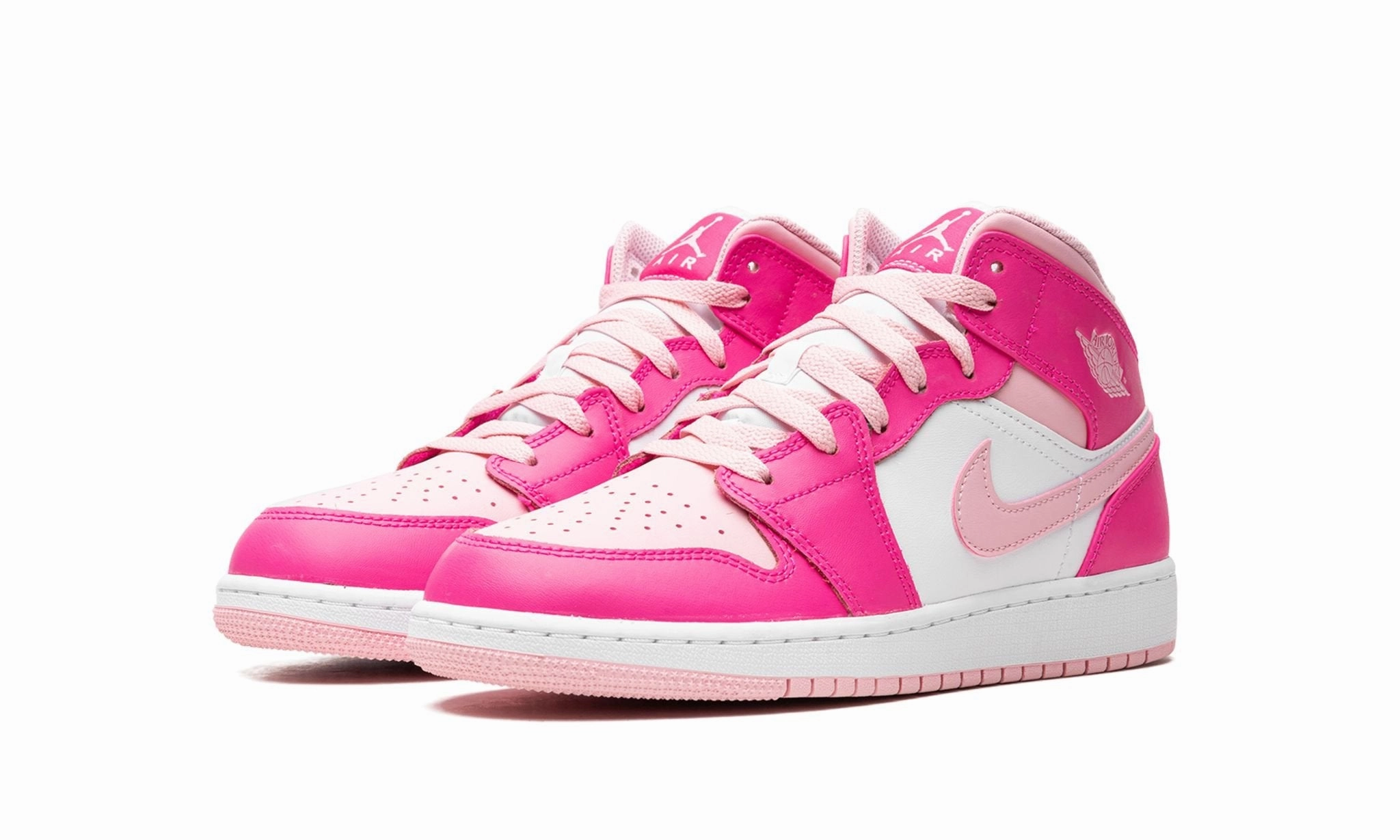 Soft Glide Air Jordan 1 Mid GS Fierce Pink