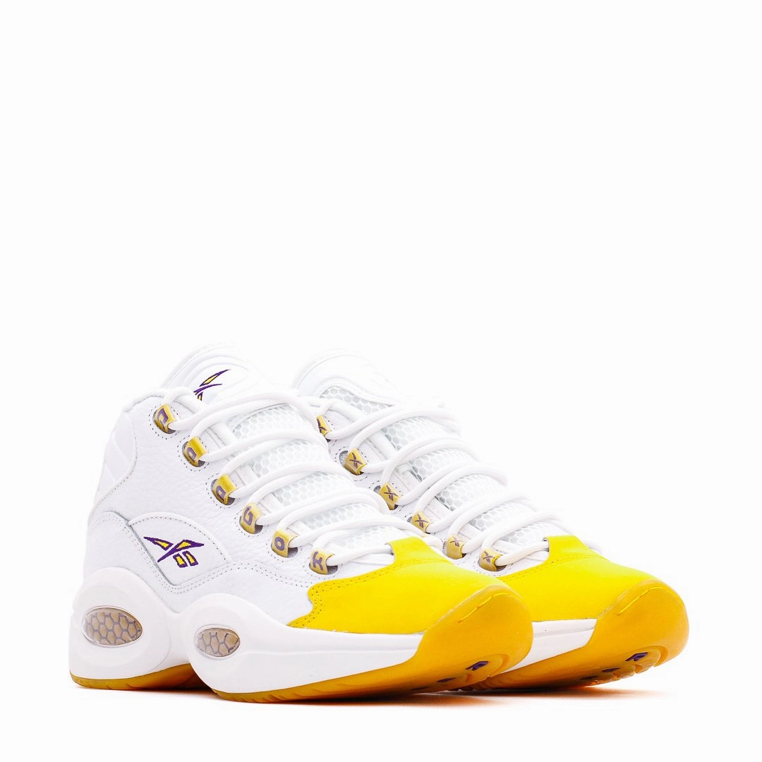 Soft Glide Step-Out Reebok Classics Basketball Men Question Mid Allen Iverson Yellow Toe Core FX4278