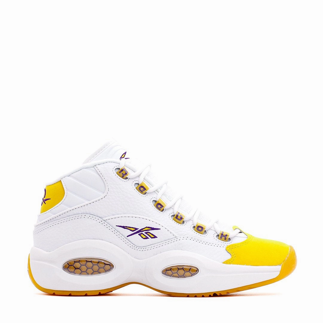 Weekend Trip Open Walk Reebok Classics Basketball Men Question Mid Allen Iverson Yellow Toe Core FX4278