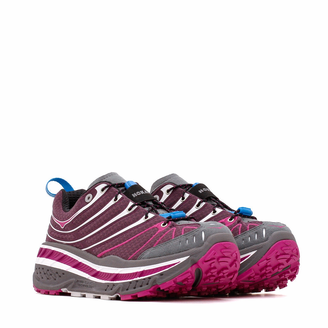 Soft Heel Hoka One One Men Stinson EVO OG Aubergine 1155350-AFC