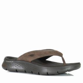 Skechers Go Walk Flex Sandal - Vallejo Brown/Black 229202 Coast Line Comfortable Hiking Shoes