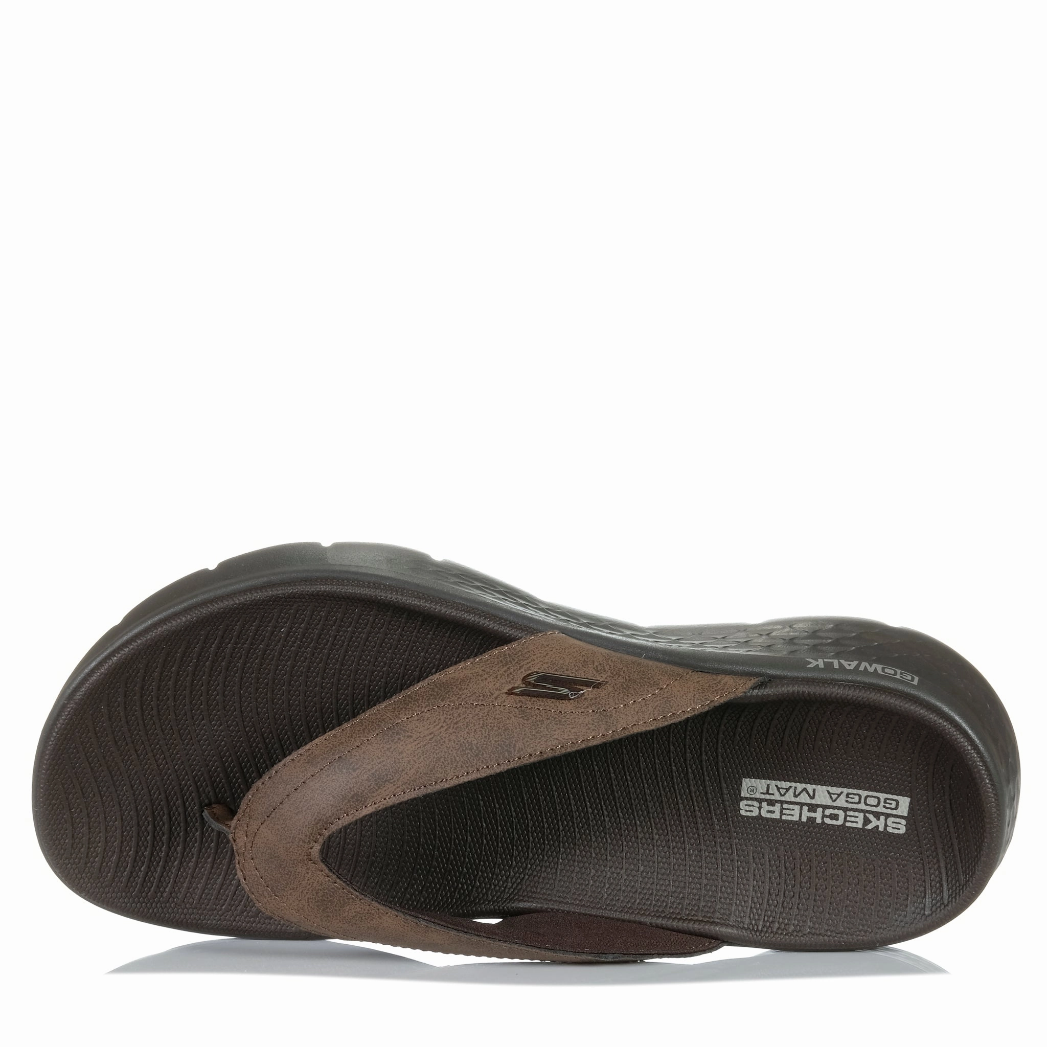 Soft Hold Skechers Go Walk Flex Sandal - Vallejo Brown/Black 229202