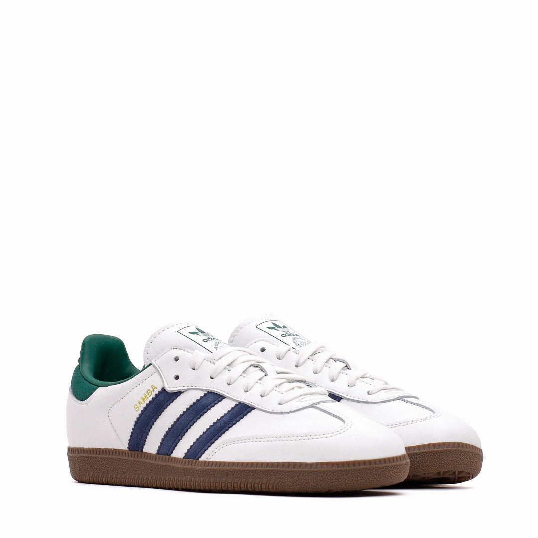 Soft Layer Adidas Men Samba OG White Green IH4882