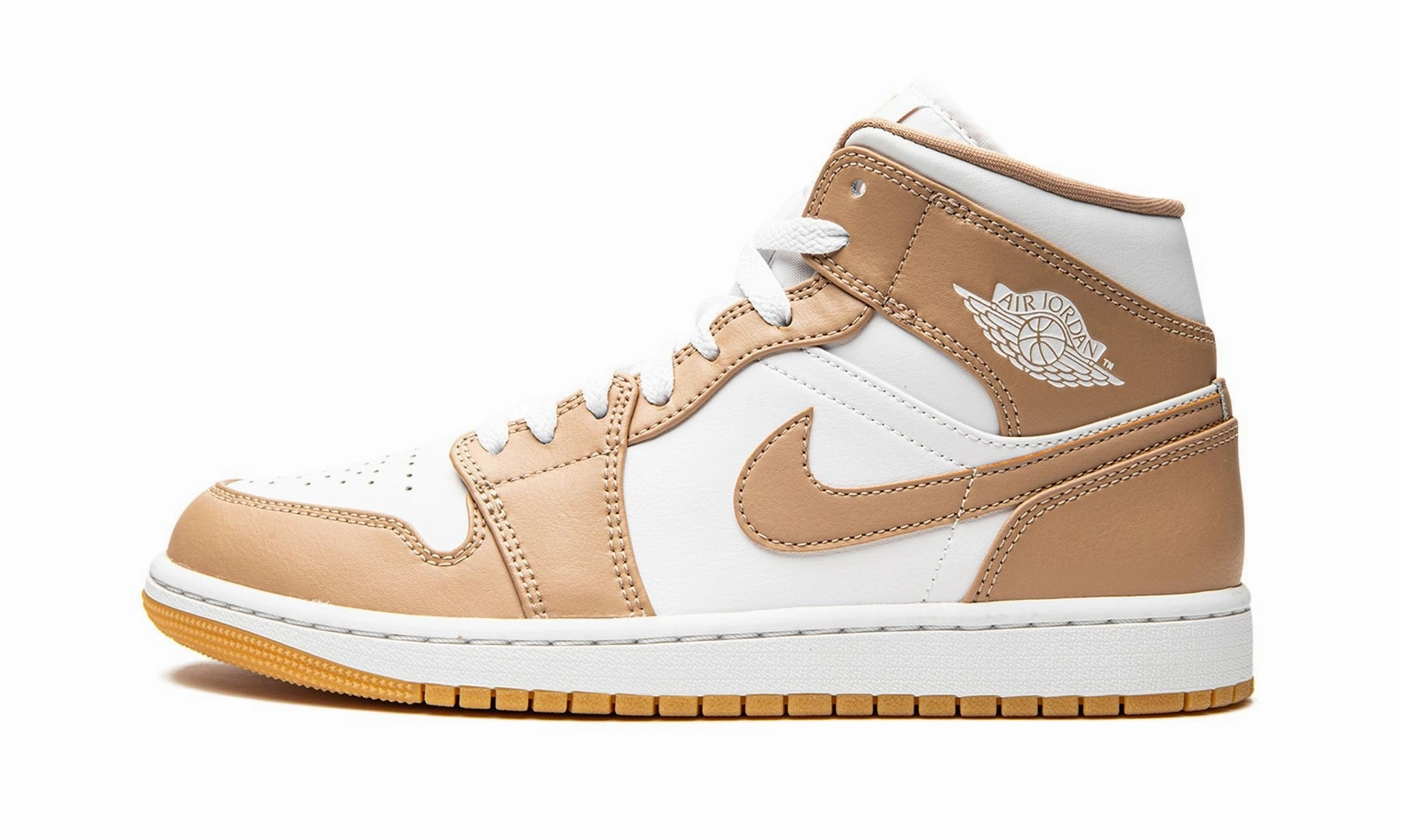 Air Jordan 1 Mid Tan Gum City Walk