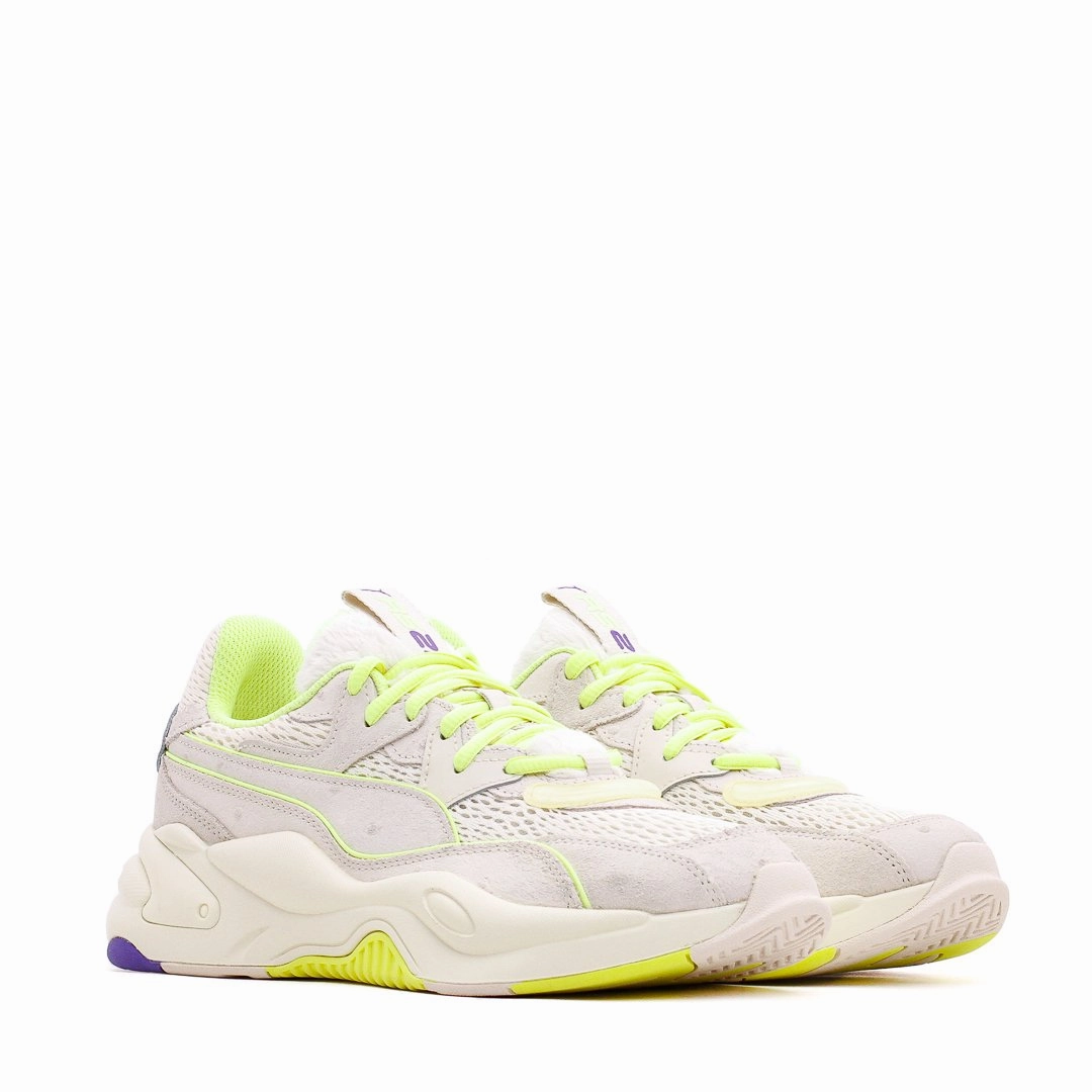 Soft Leather Puma Men RS-2K Future Mutants Whisper White Fizzy Yellow 373312-01