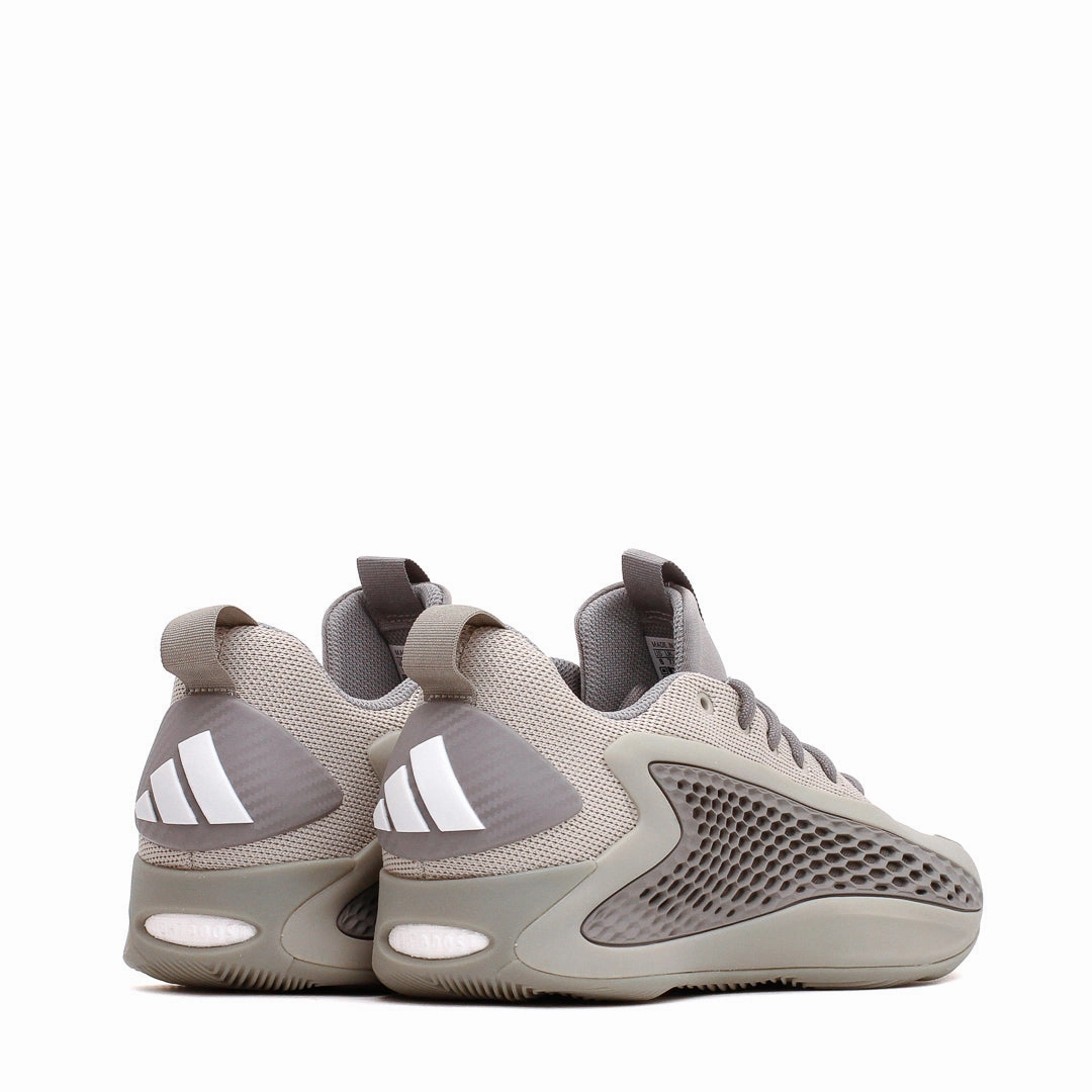 Soft Leatherette Adidas Basketball Unisex Anthony Edwards 1 Low Metallic Grey JS1775