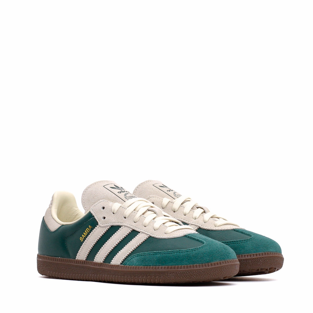 Soft Leatherette Adidas Men Samba OG Green JI3215