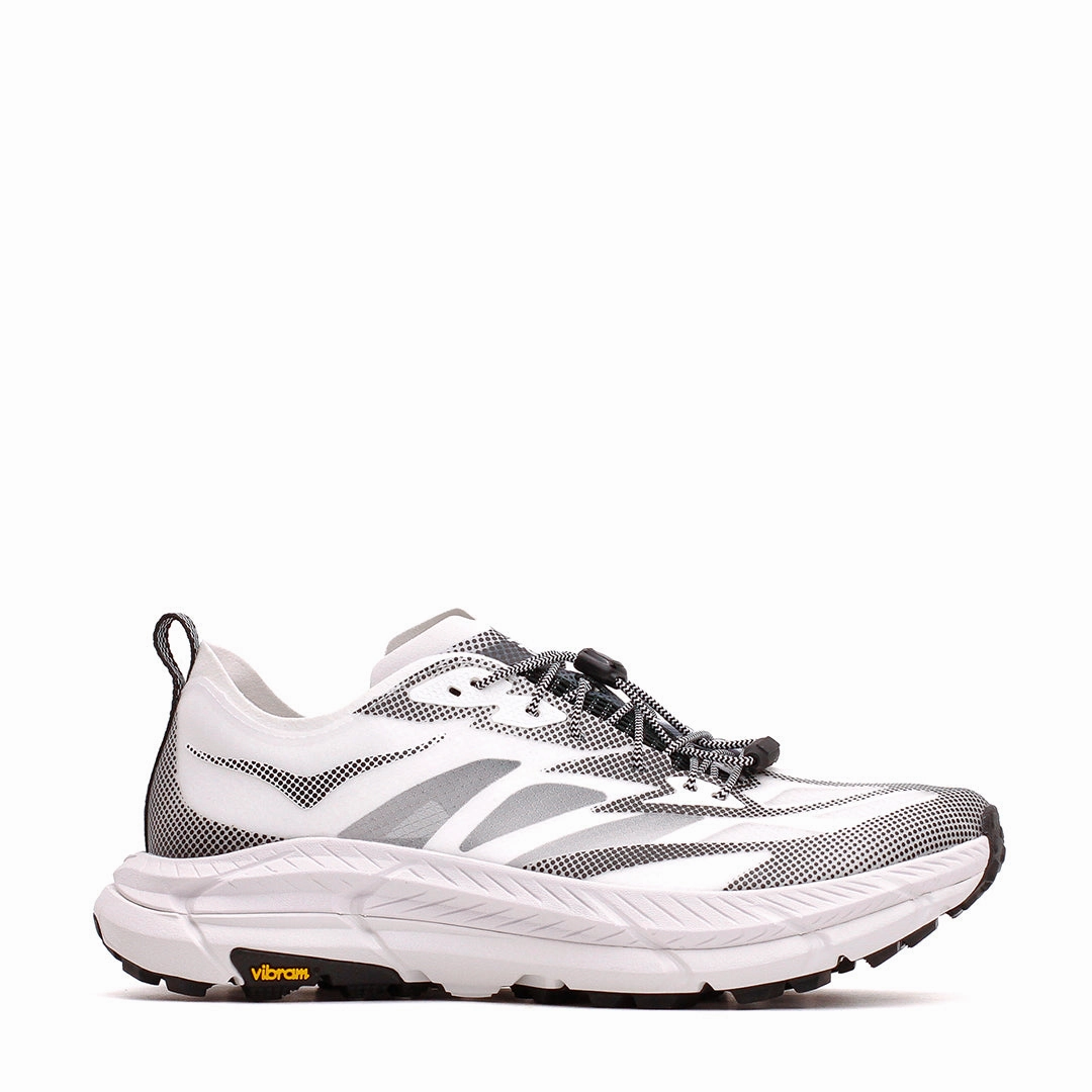 Urban Fashion Moon Step Hoka One One Unisex Mafate Speed 4 Lite TS White Black Core 1168971-WBLC