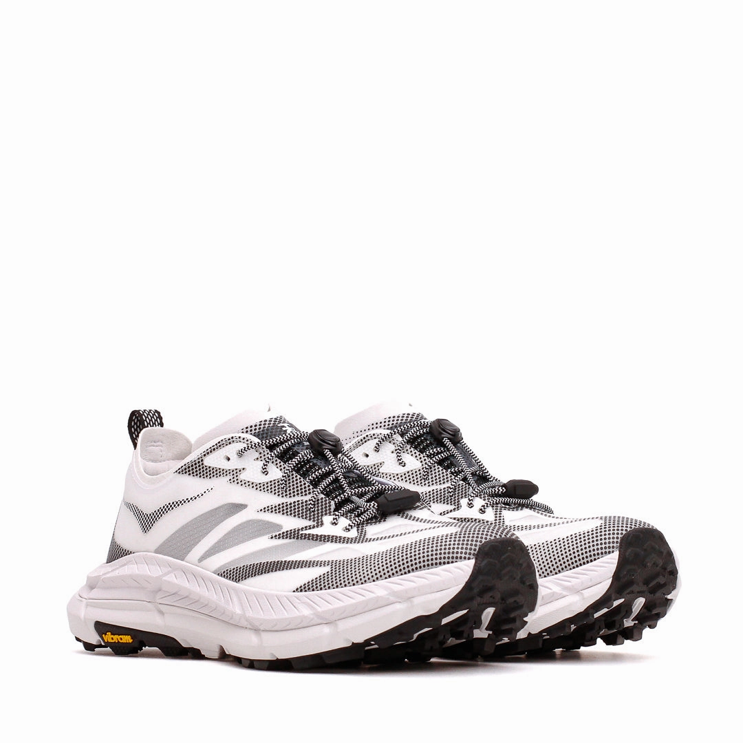 Soft Motion Step-On Layer Hoka One One Unisex Mafate Speed 4 Lite TS White Black Core 1168971-WBLC