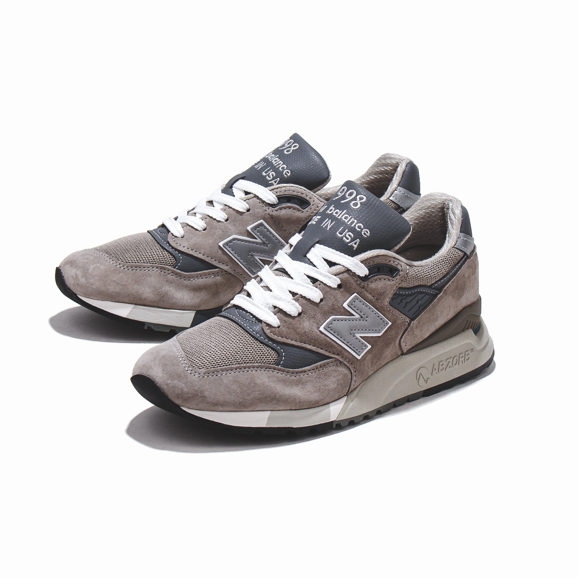 Soft Step Glide Move-Out New Balance Unisex 998 Grey Made In USA U998GR