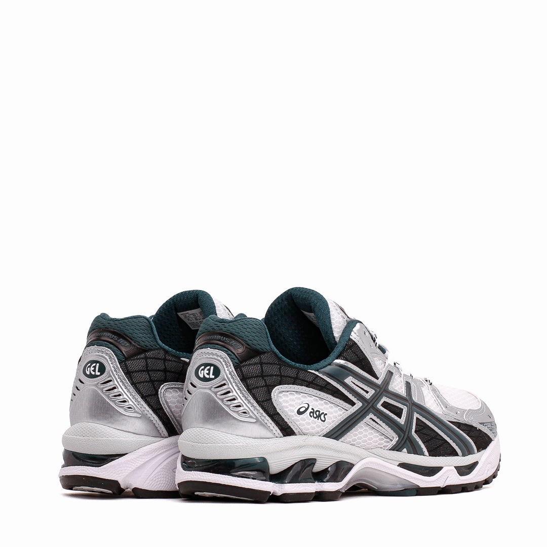 Soft Step-Up Asics Men Gel-Nimbus 10.1 White Saxon Green Core 1203A543-103