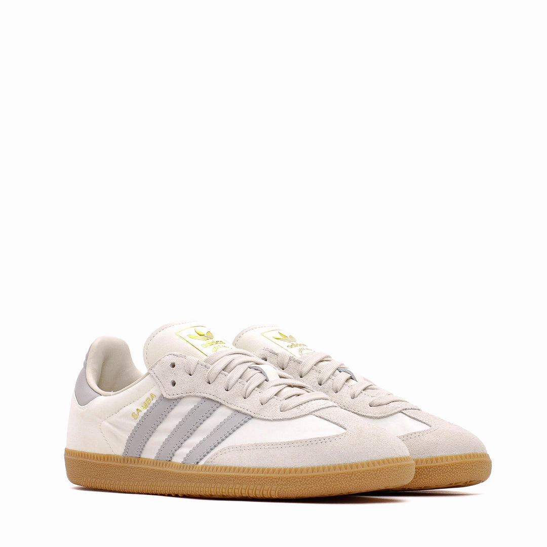 Soft Upper Layer Adidas Men Samba OG White Grey Core ID1448