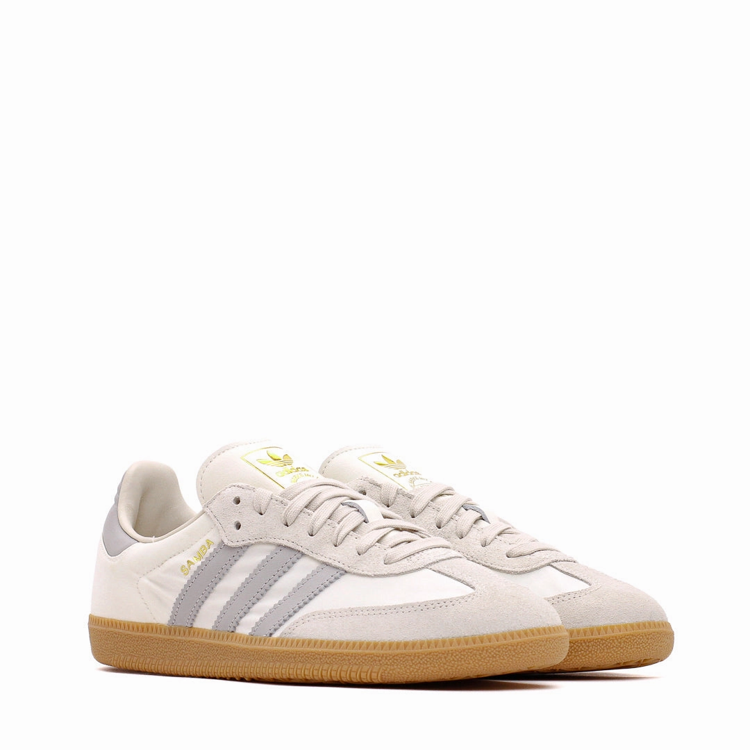 Soft Upper Layer Adidas Men Samba OG White Grey Core ID1448