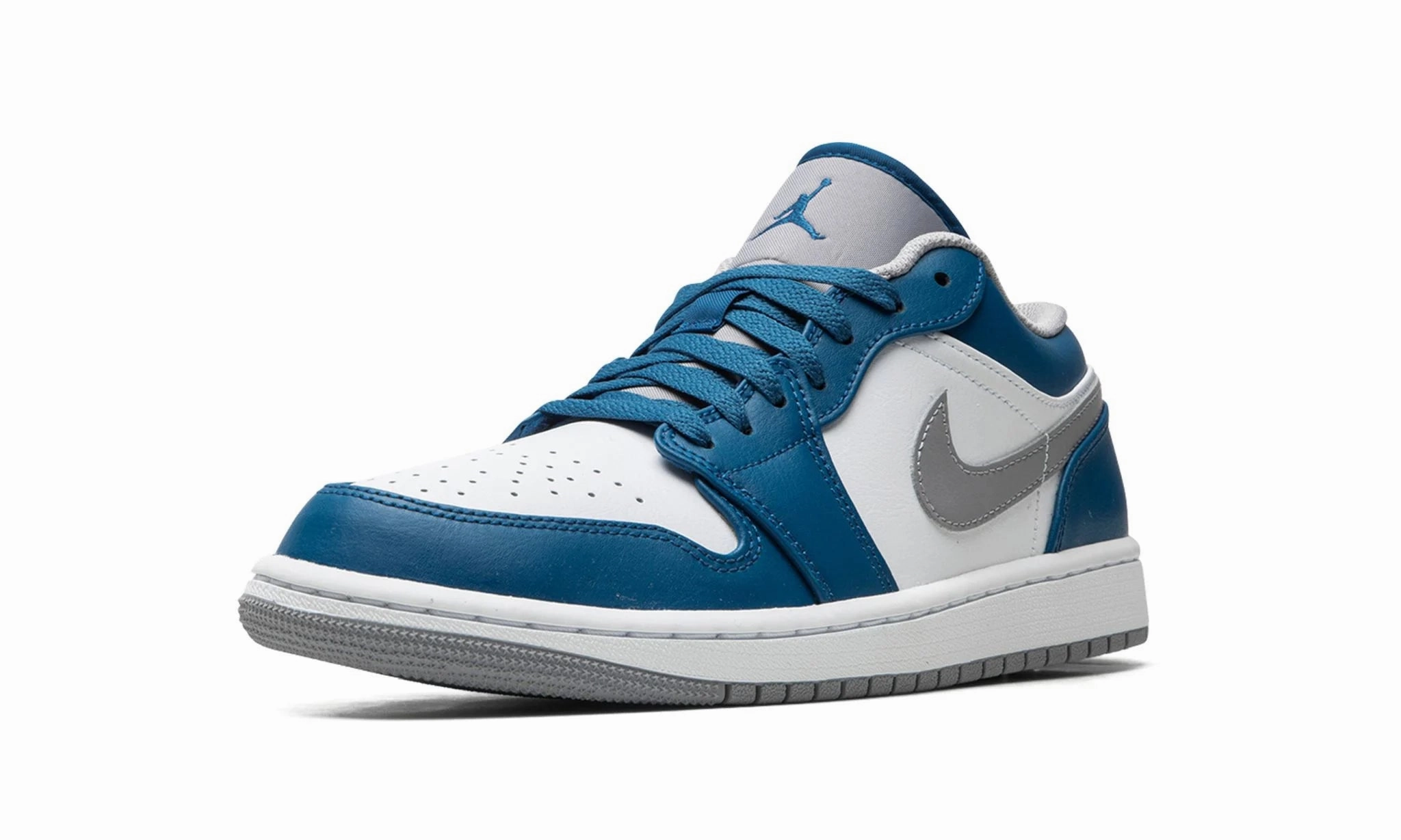 Soft Urban Step Air Jordan 1 Low True Blue