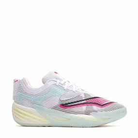 Puma Basketball Men All-Pro Nitro 2 White Mint Melt 311521-01 Easy Step