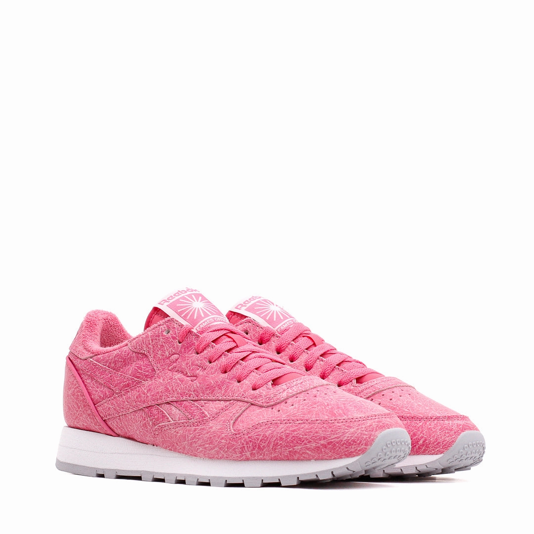 Soft Walk Glide Reebok Classic x Eames Leather Pink White Grey FZ5860