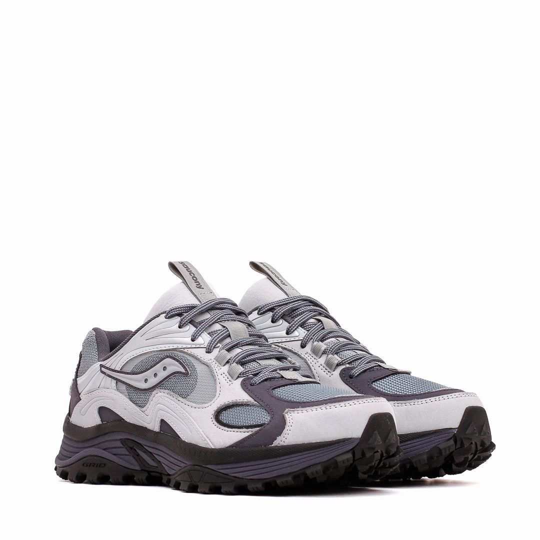 Soft Walk-Step-In Saucony Men Grid Aura X Grey Silver S70908-2