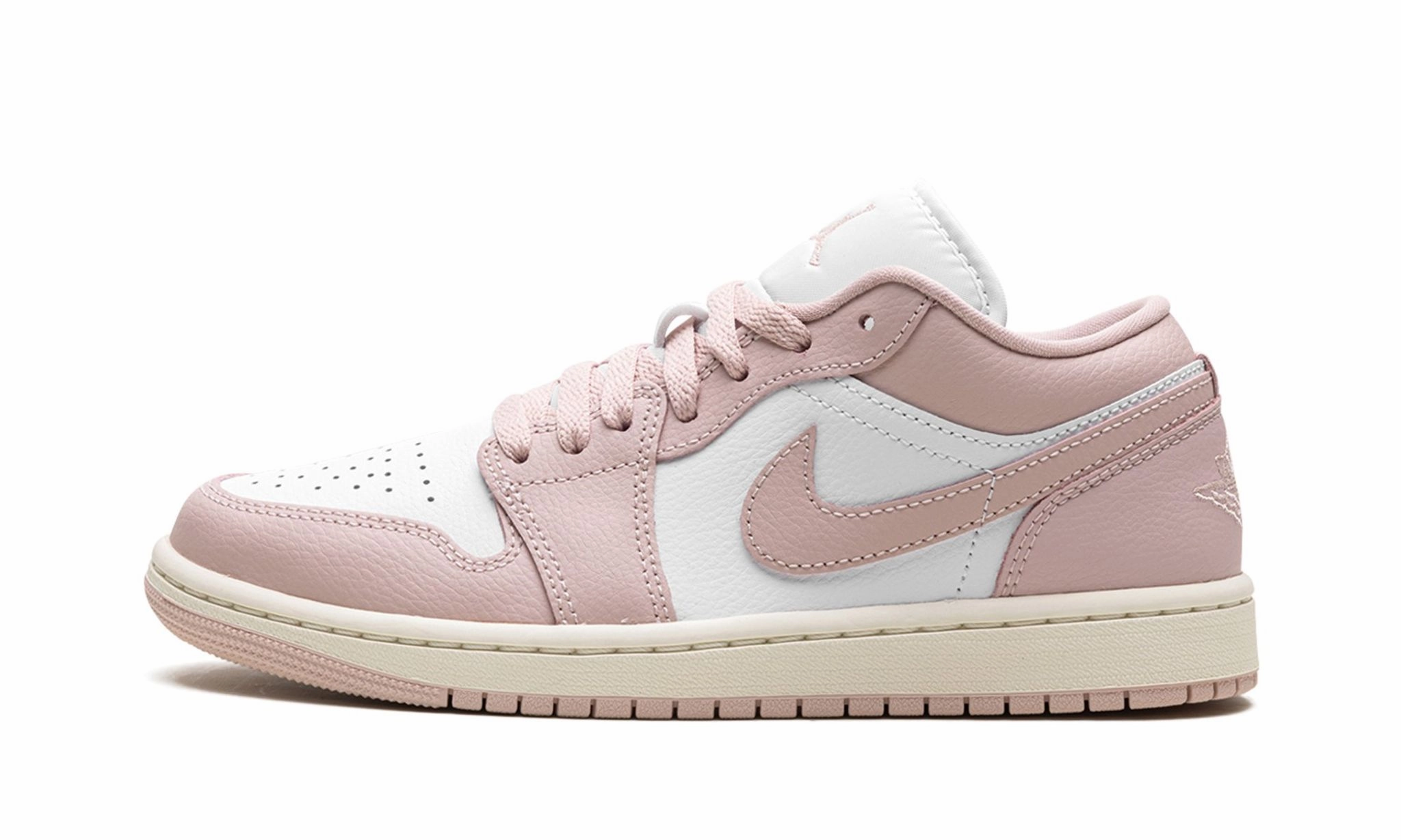 Soft Walk Step Wmns Air Jordan 1 Low 'Pink Oxford'