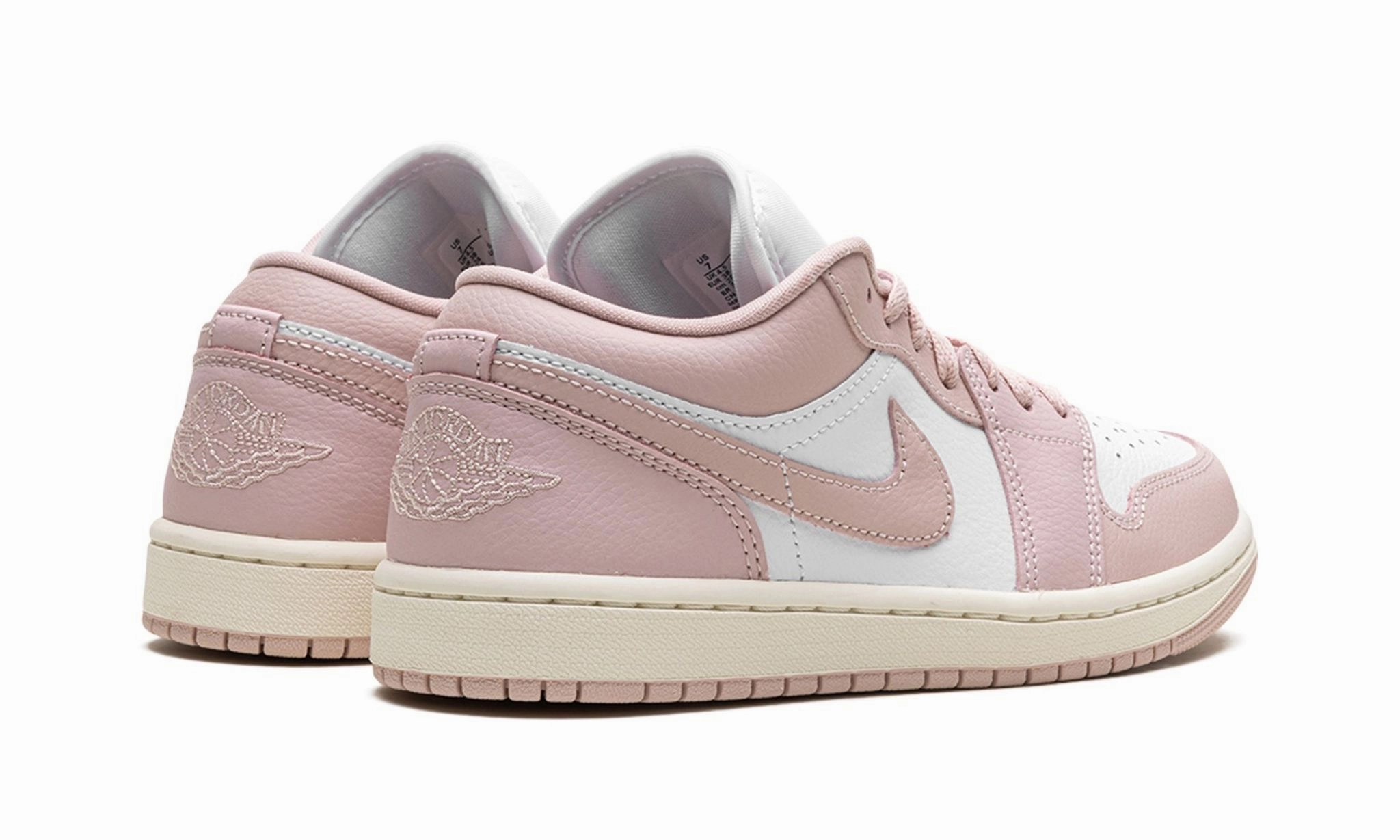 Soft Walk Step Wmns Air Jordan 1 Low 'Pink Oxford'