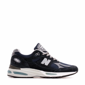 Everyday Shoes New Balance Unisex 991v2 Dark Navy Made In UK U991NV2
