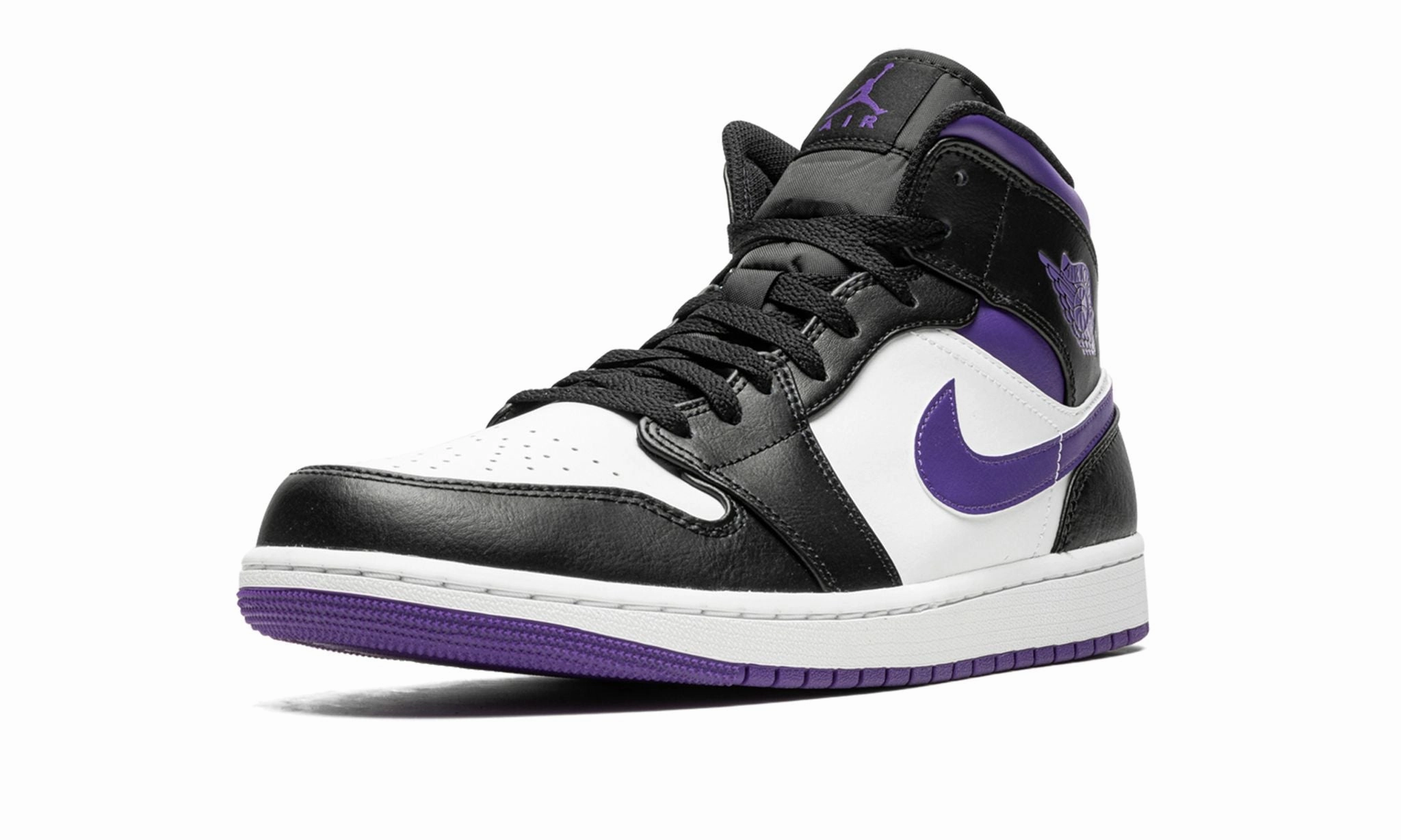 Statement flair Air Jordan 1 Mid Dark Iris / Court Purple
