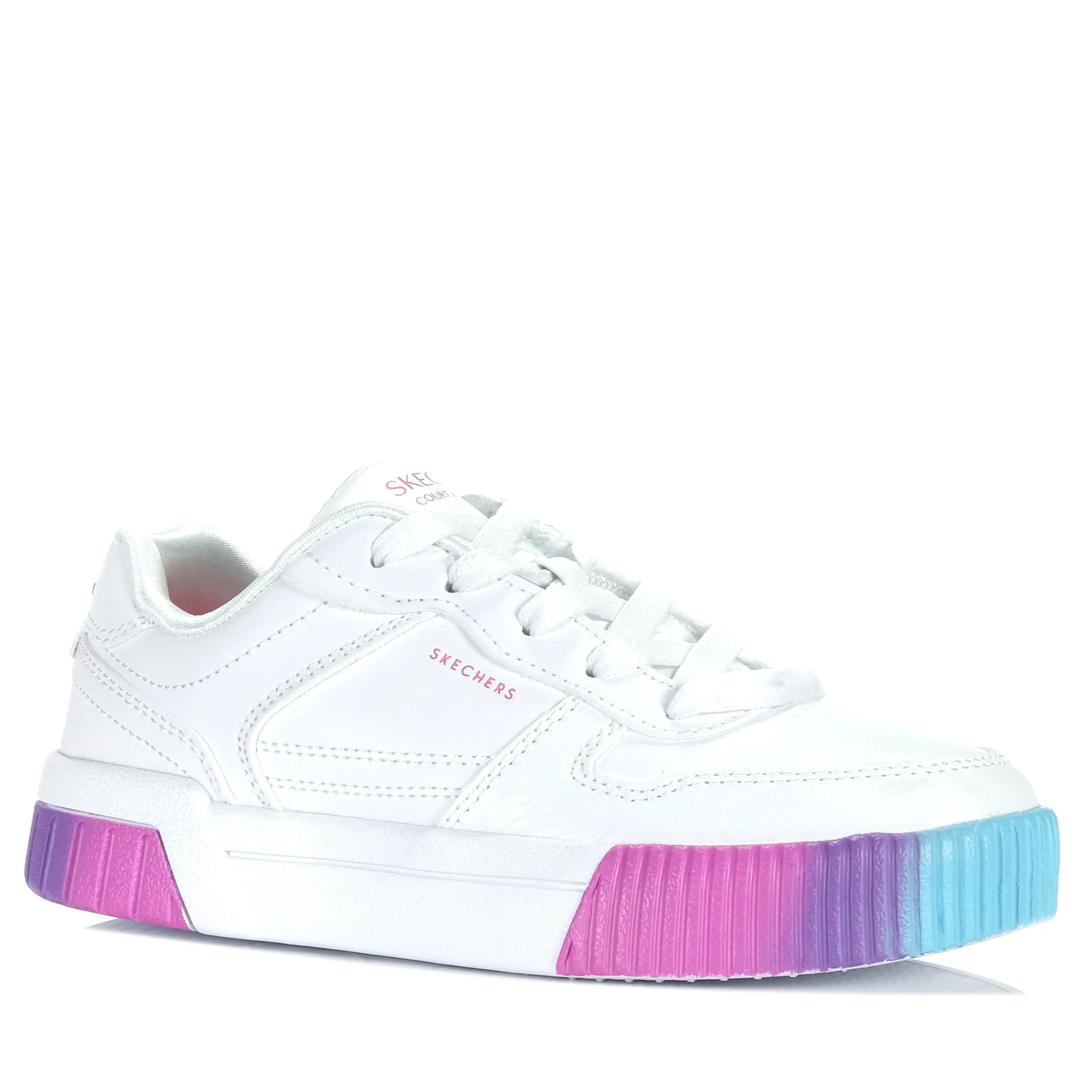 Skechers Jade 310890L White/Multi Flexible Fabric Adaptive Comfort