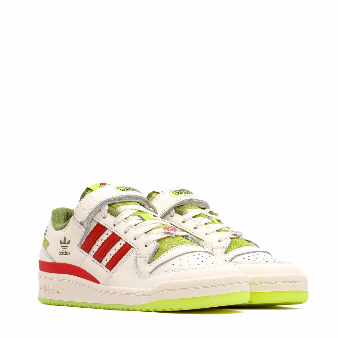 Step Style Adidas Originals Junior Forum Low x The Grinch Cream Youth ID9175