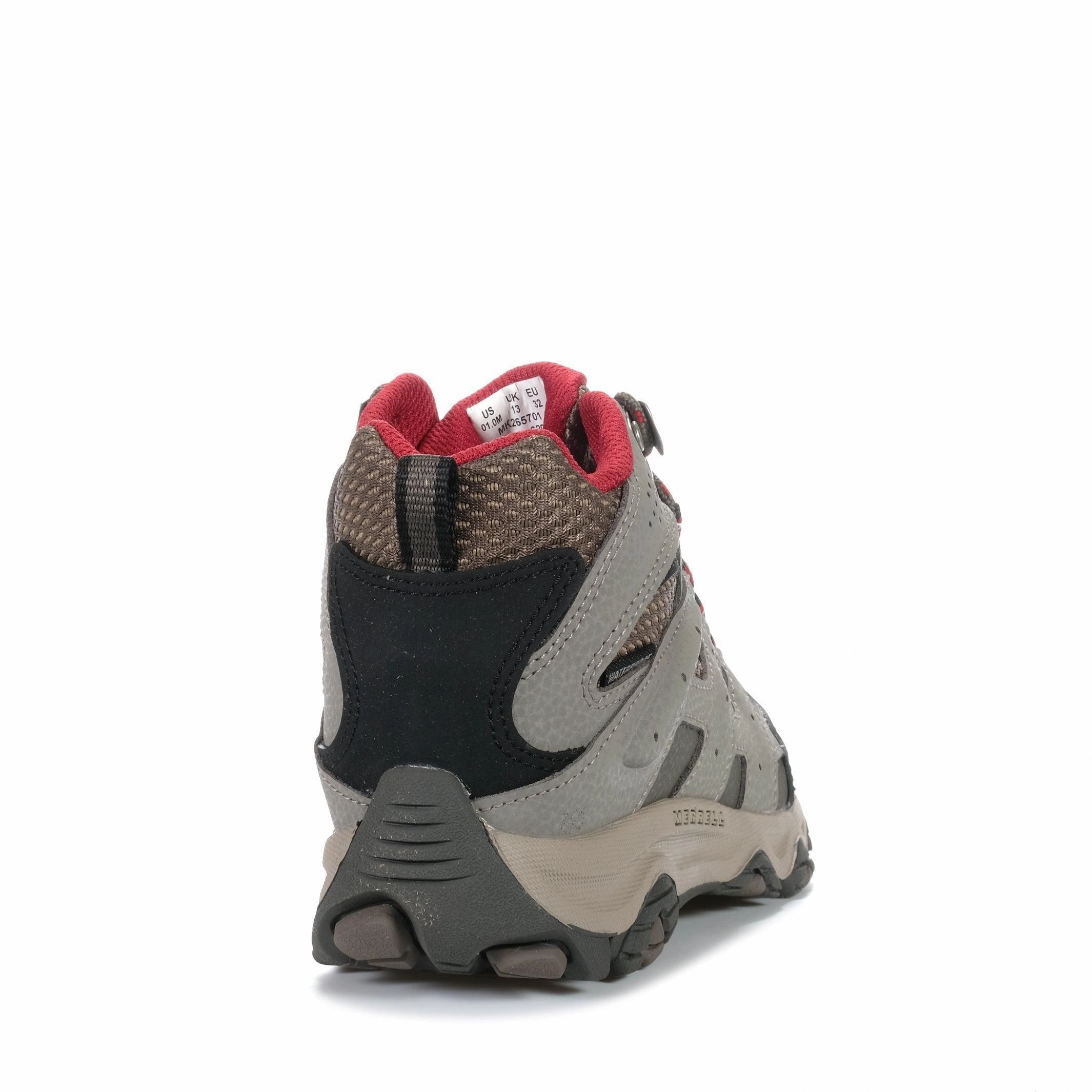 Storm Ready Merrell Moab 3 Mid Waterproof Kids Boulder Red