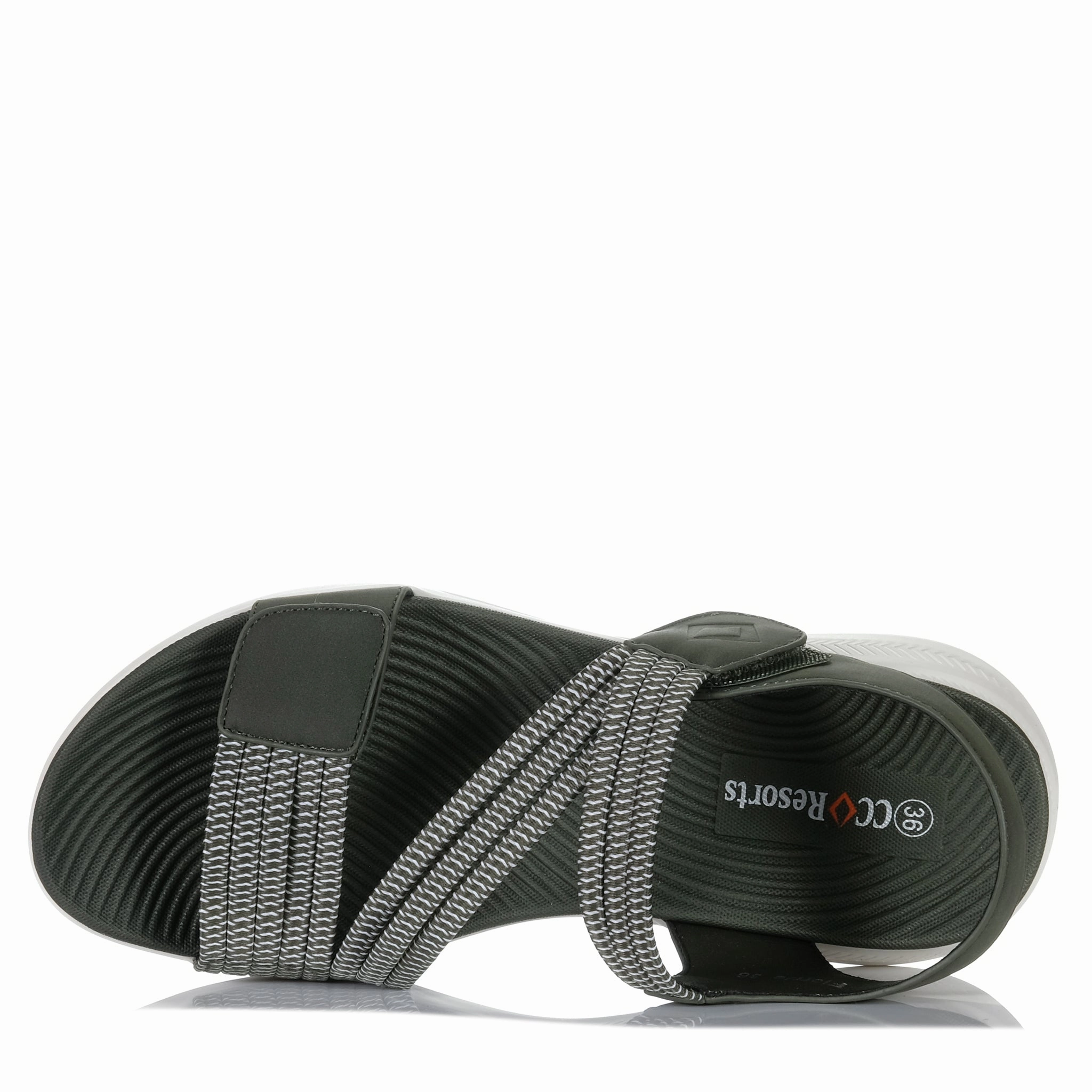 Strappy Designer Sandals CC Resorts Florrie Military