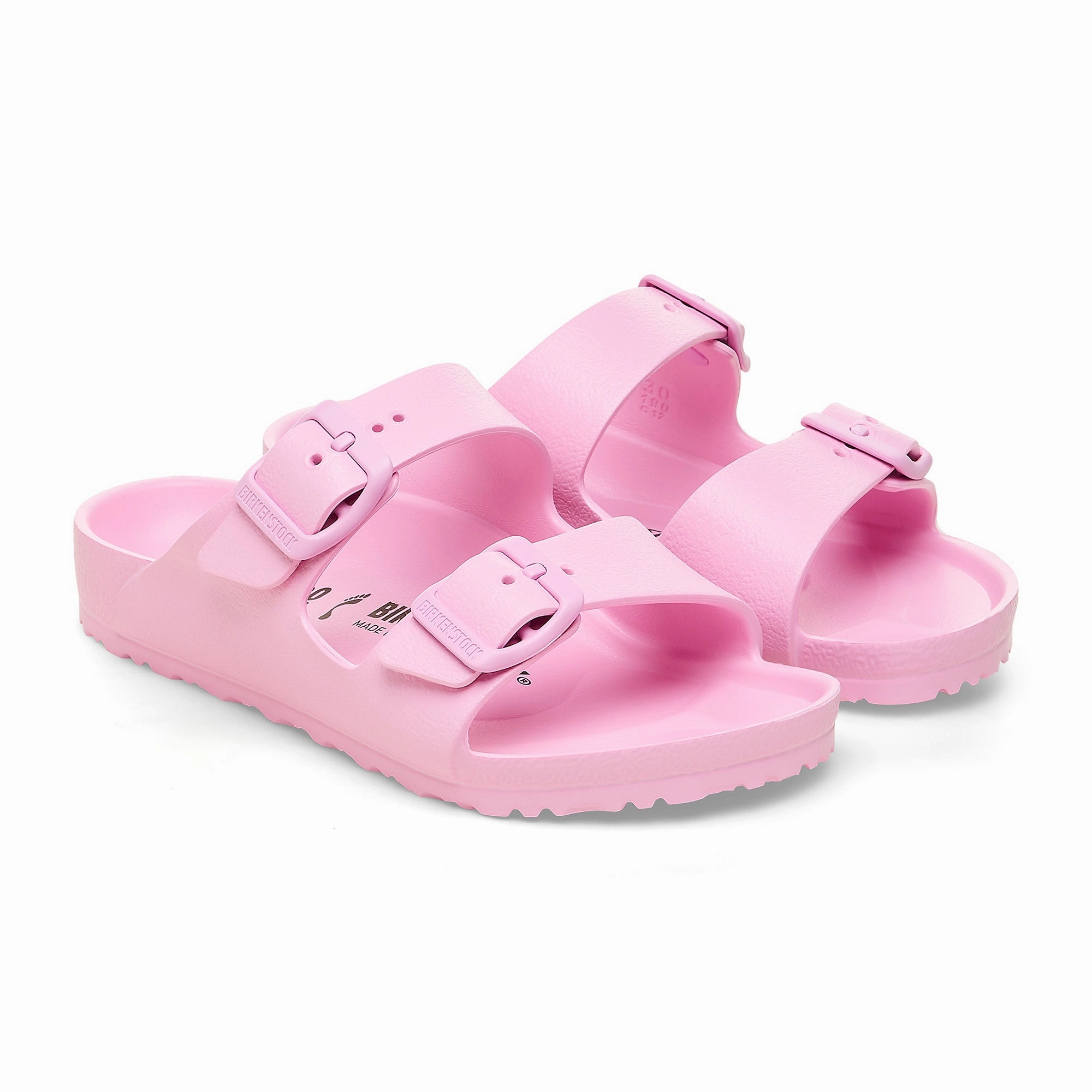 Strappy Luxe Sandals Birkenstock Kids Arizona EVA - Fondant Pink - Narrow