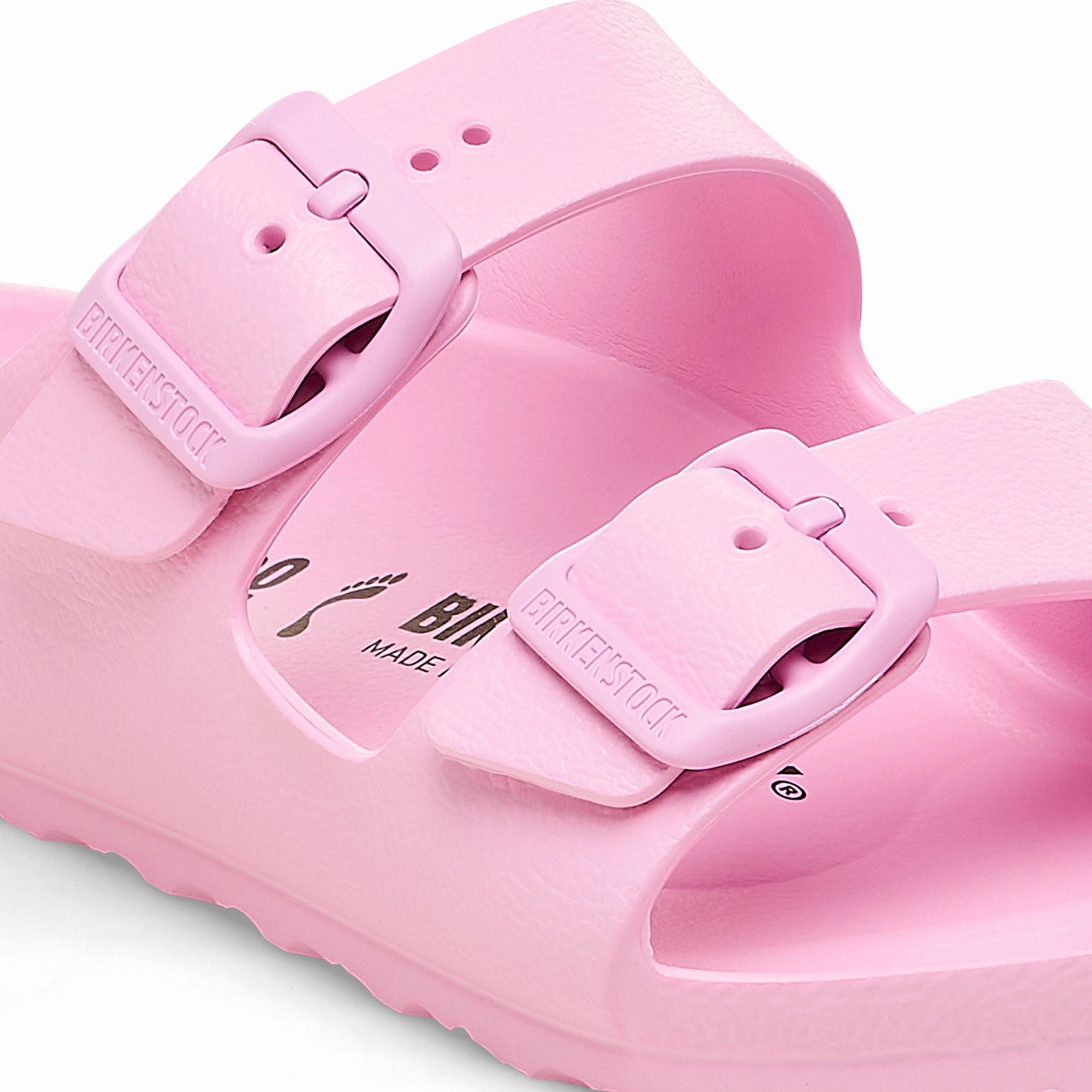 Strappy Luxe Sandals Birkenstock Kids Arizona EVA - Fondant Pink - Narrow